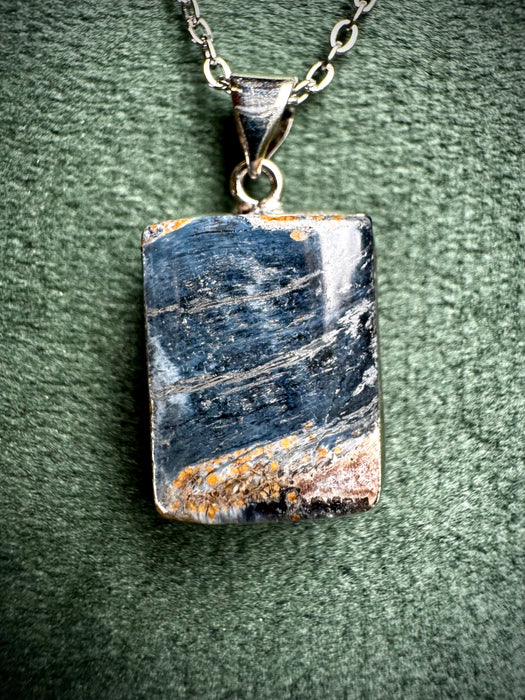 Rectangular Pietersite pendant