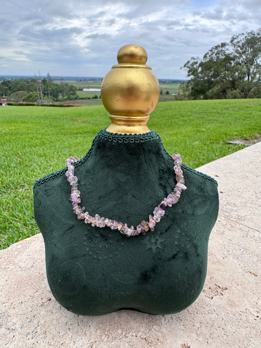 Super Seven Crystal Chip Necklace
