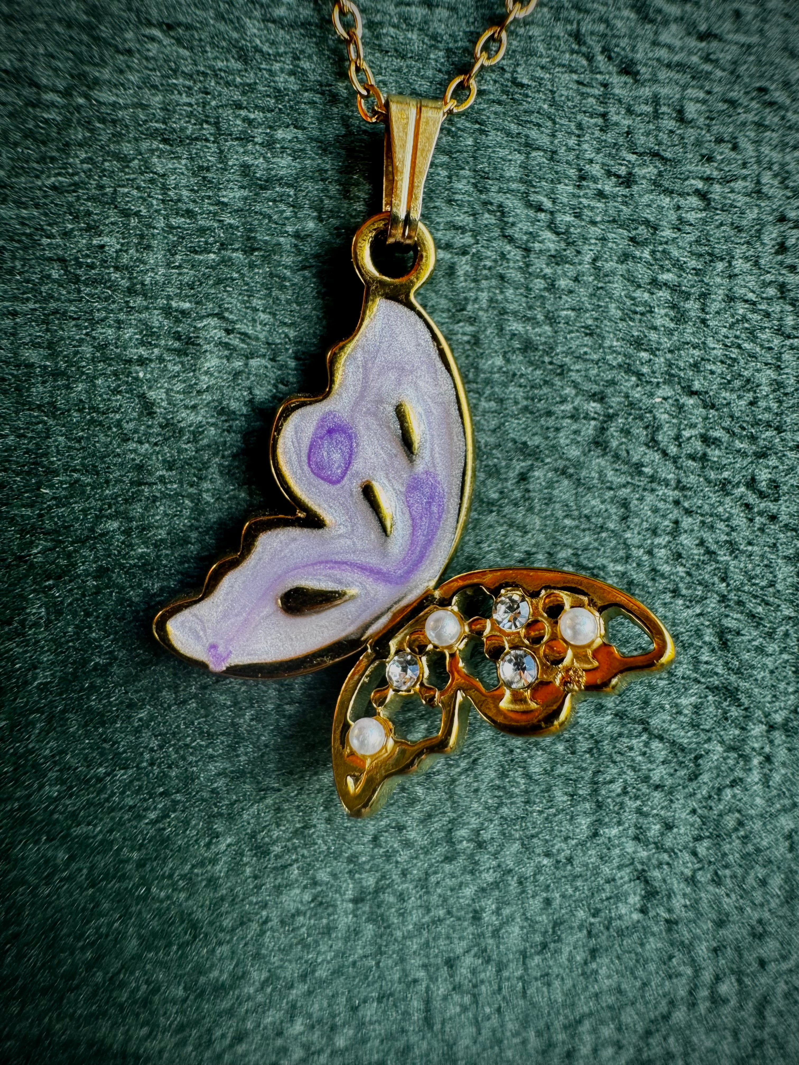 Enamel pastel Butterflies