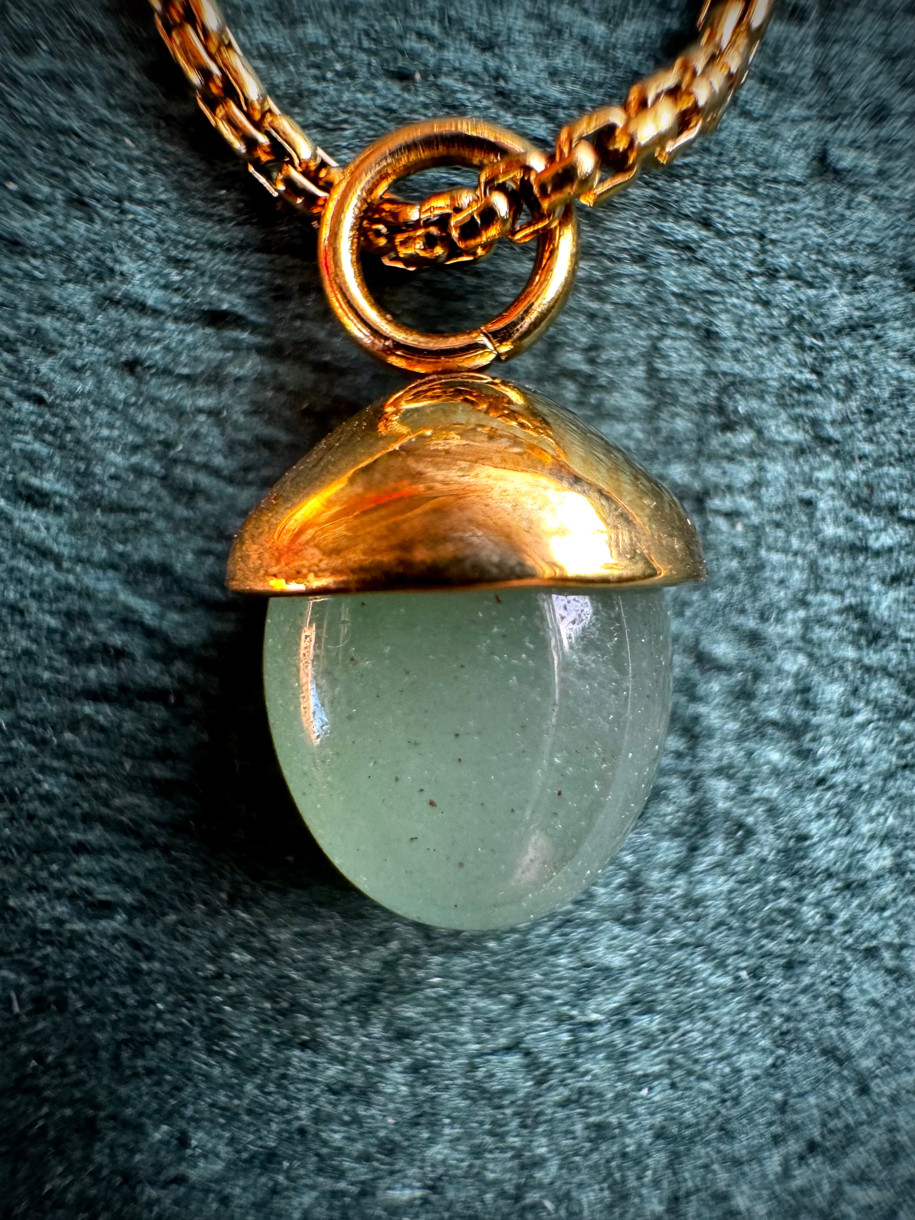 Green Aventurine Charm