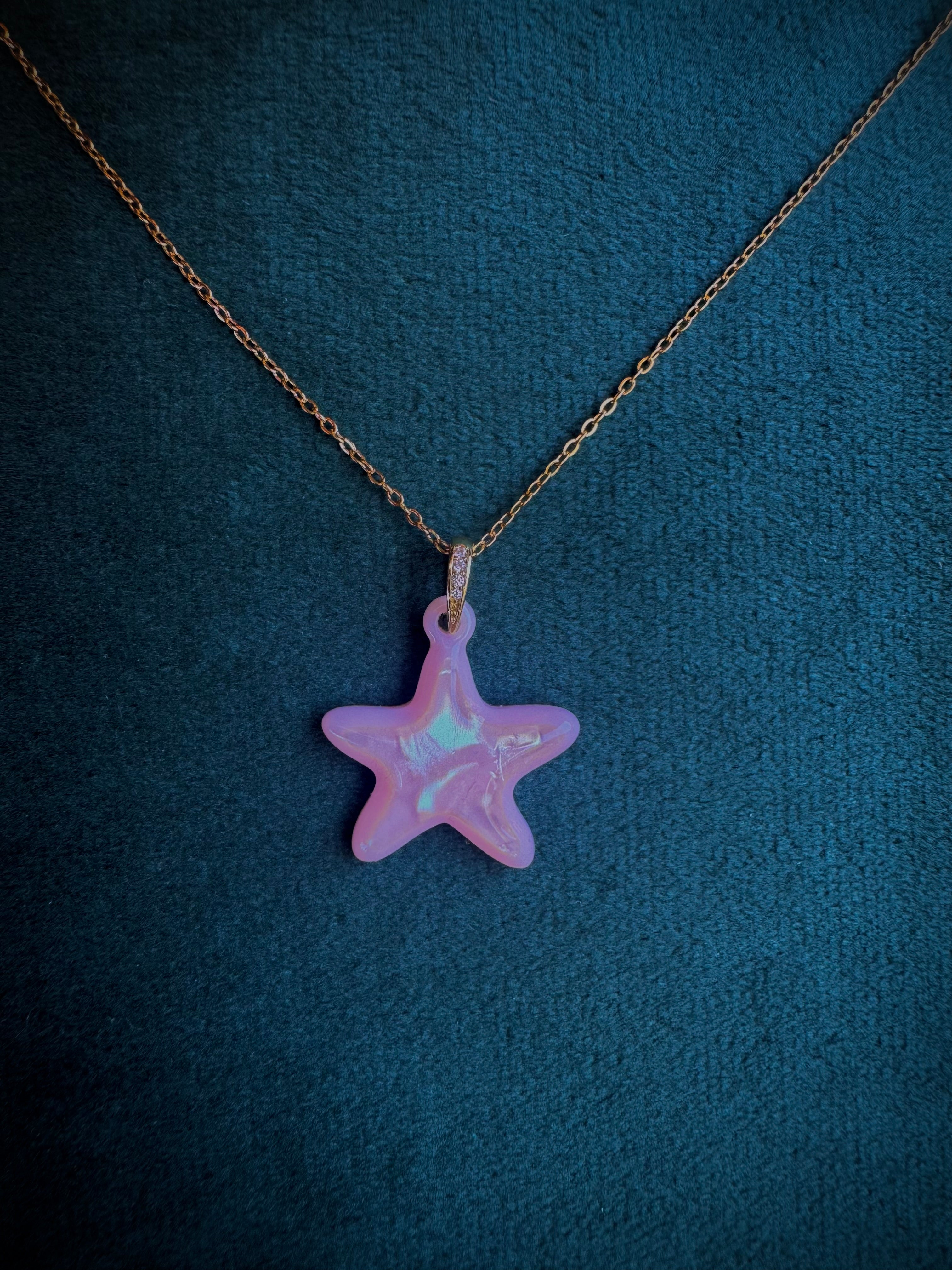Pink Starfish Charm