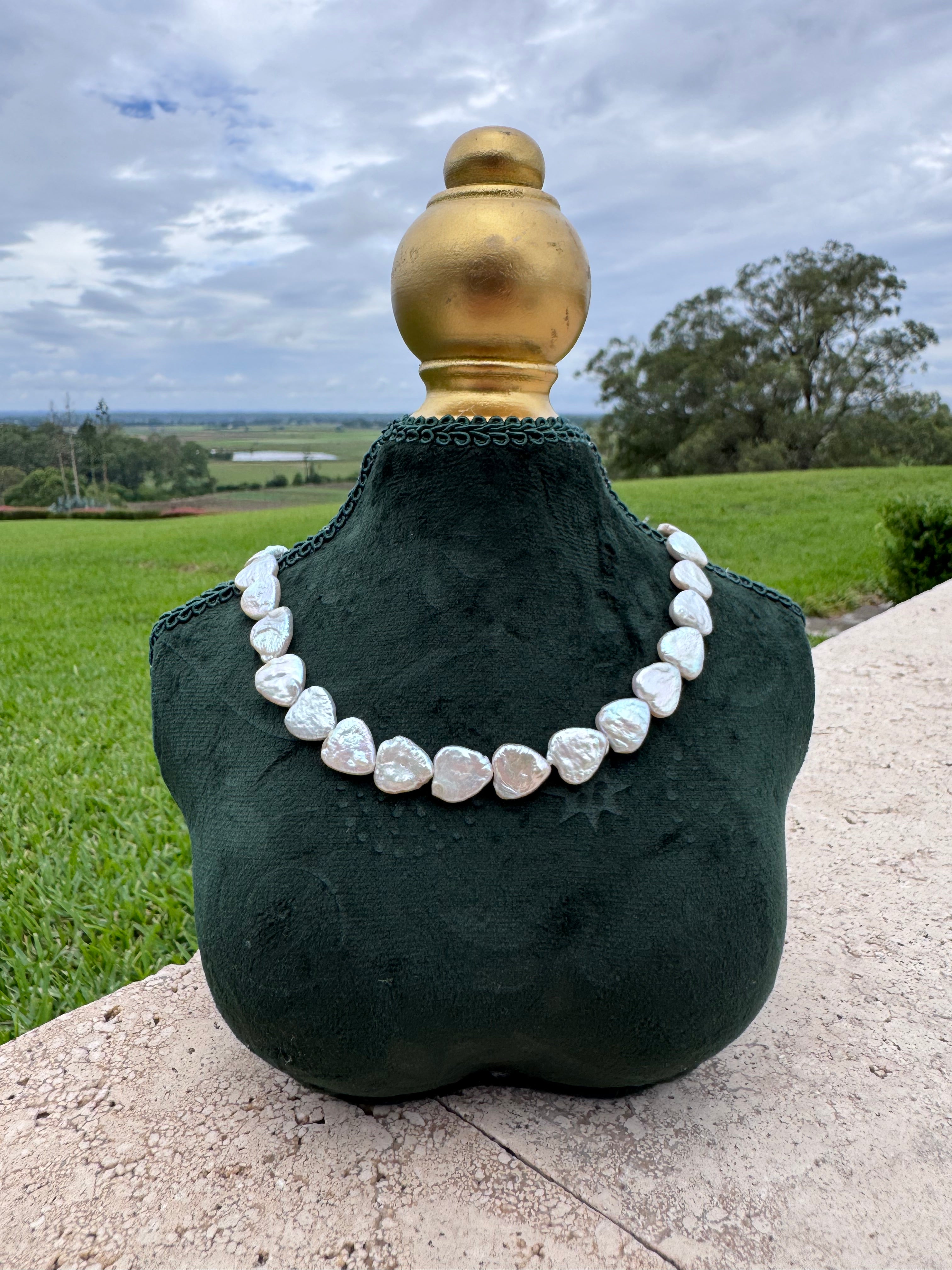 Pearl Heart Necklace