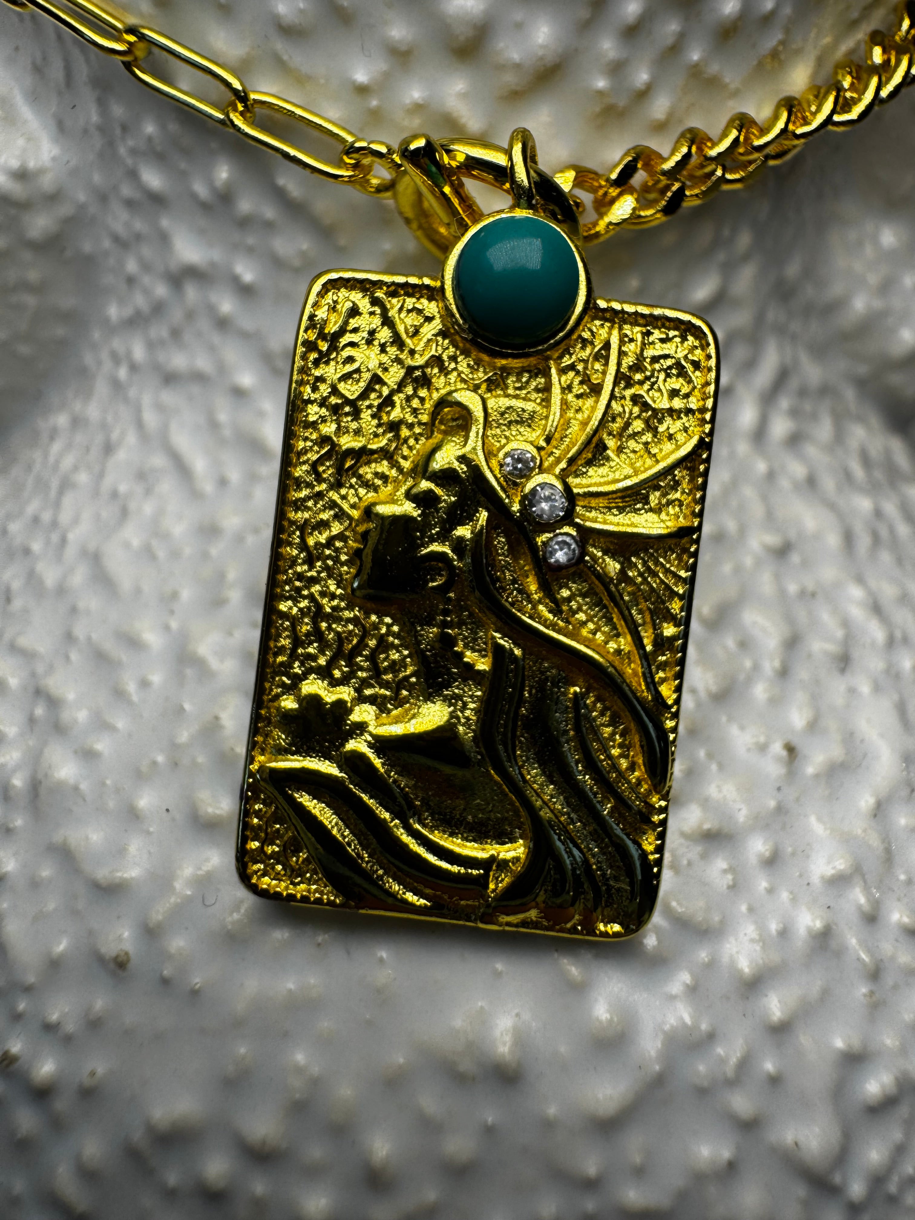 Gold Goddess Necklace