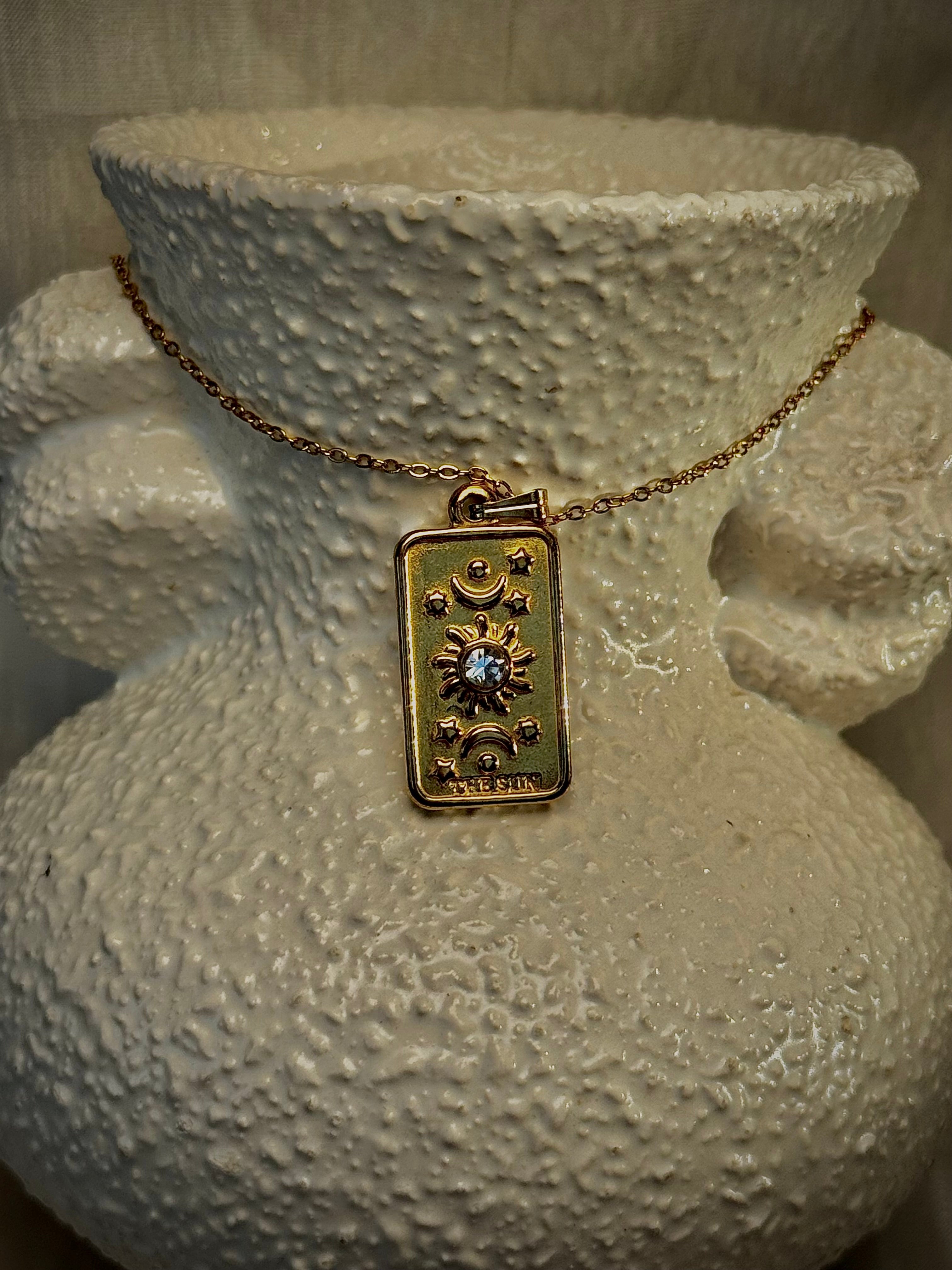 The Sun Tarot Pendant