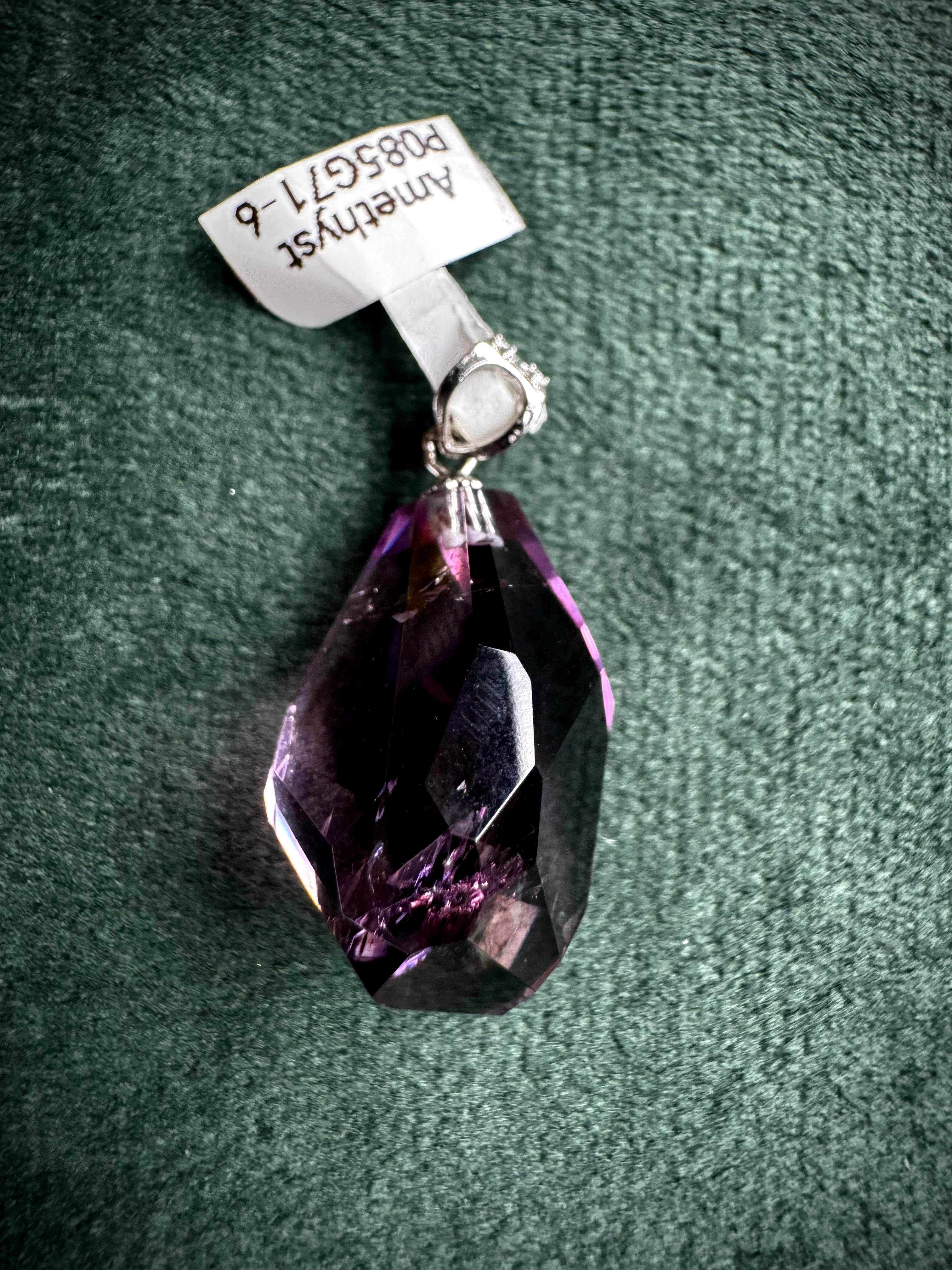 AA Grade Amethyst Pendant
