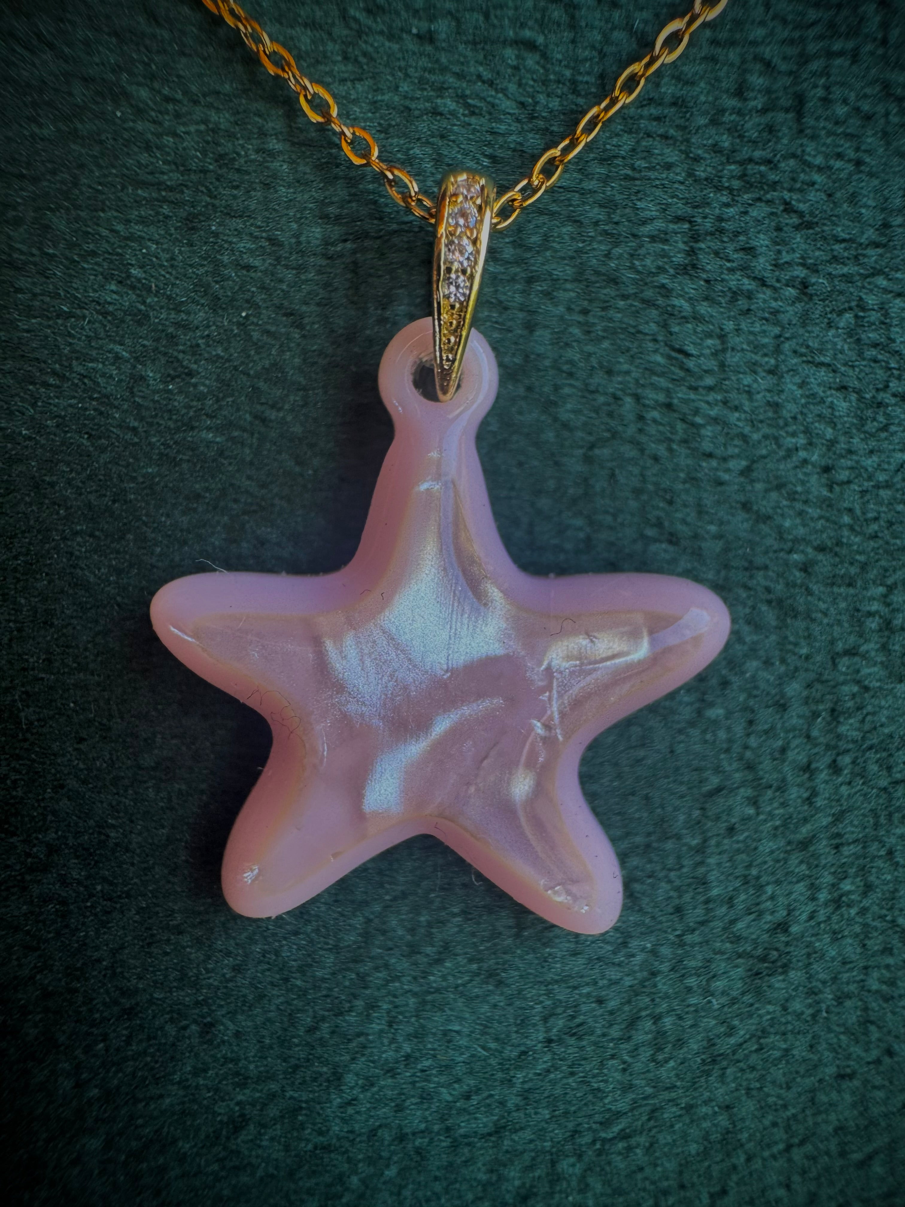 Pink Starfish Charm