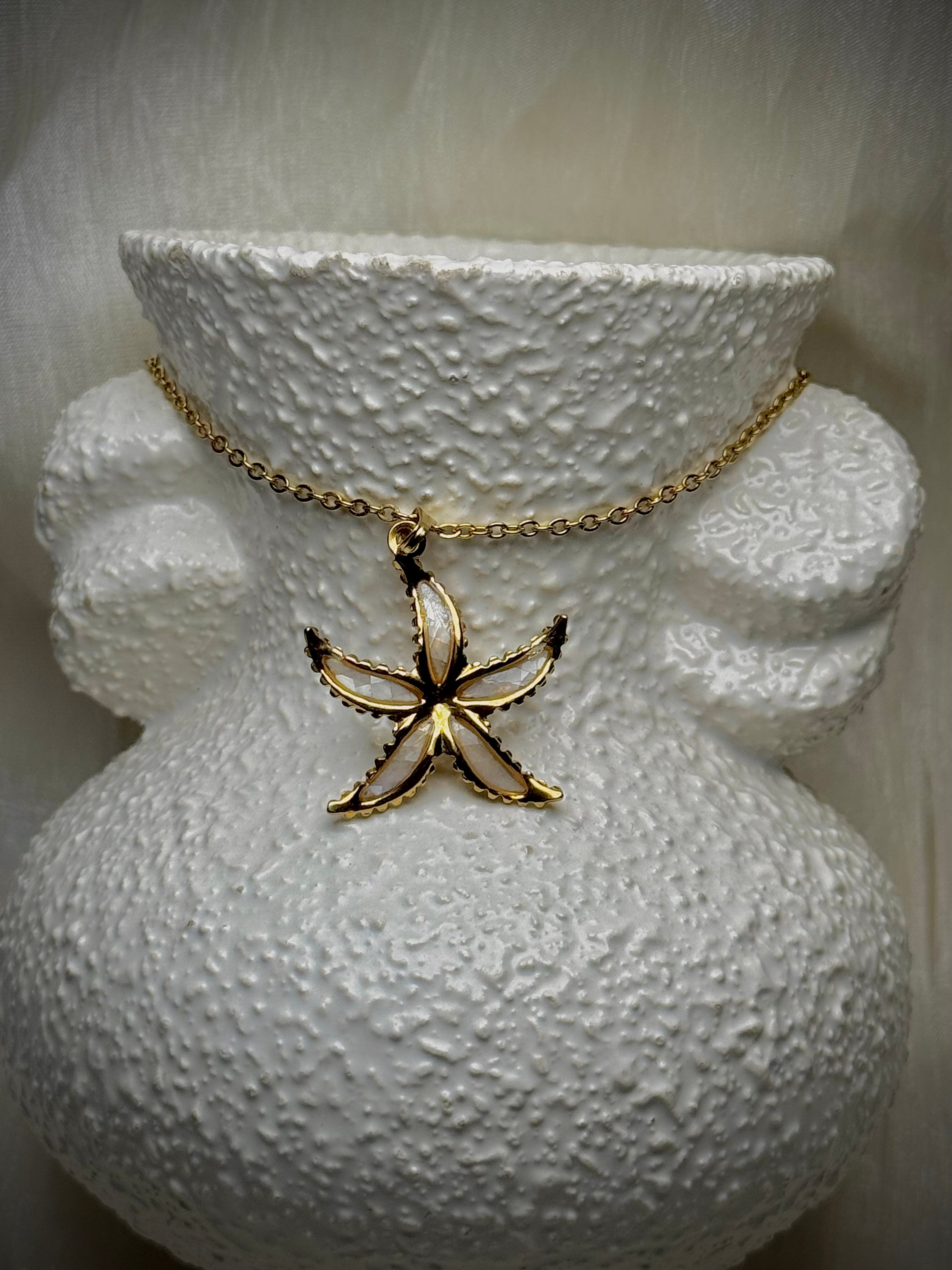 Abalone Starfish Pendants