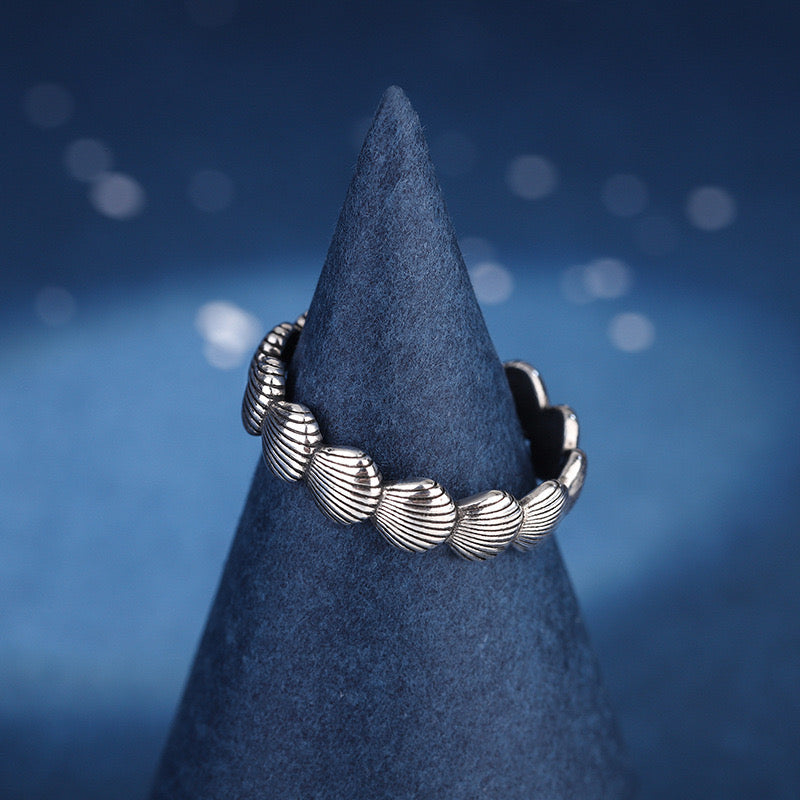 Shell 925 Ring S925 Sea Shell Ring