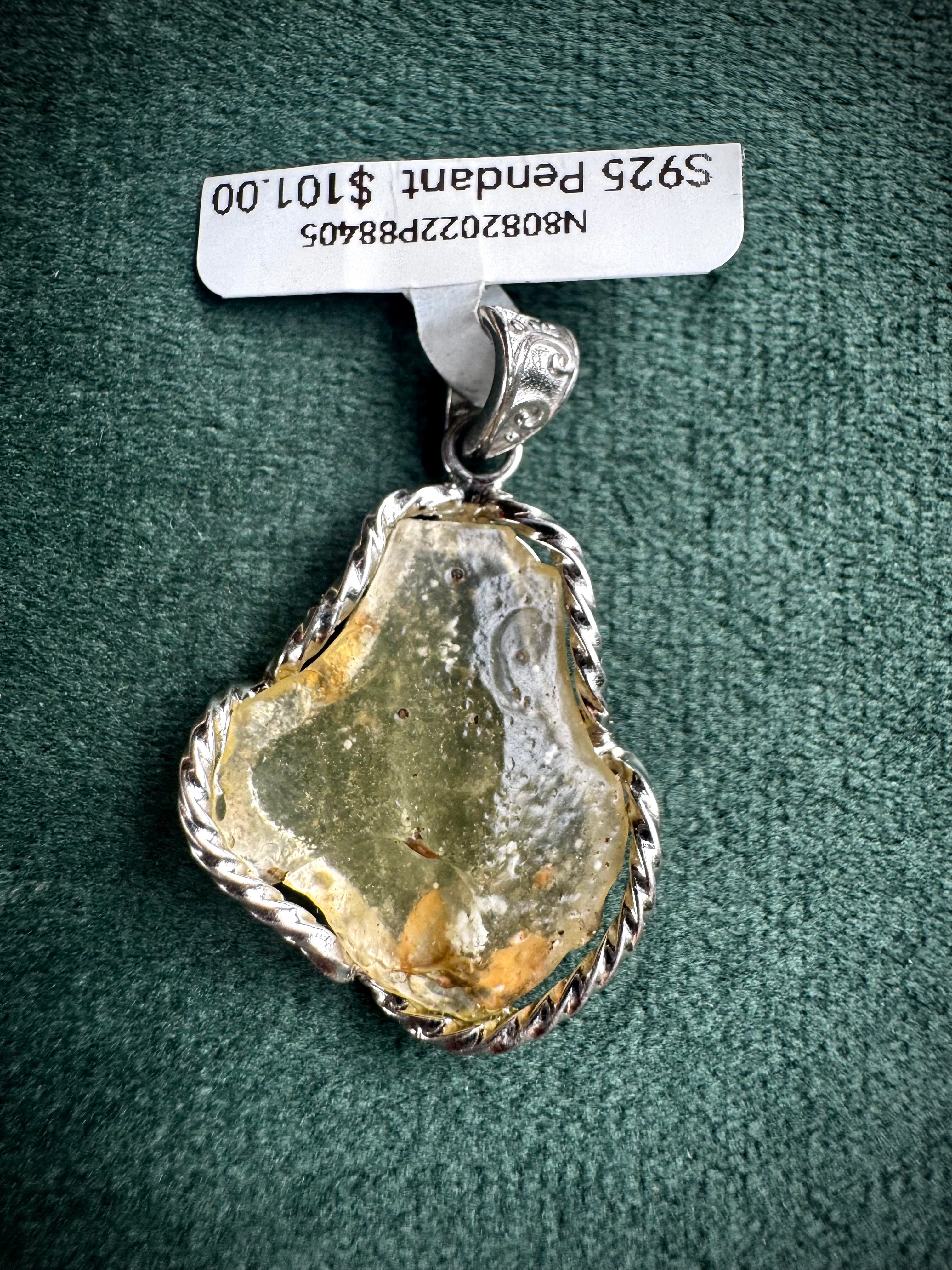 S925 Lybian desert glass