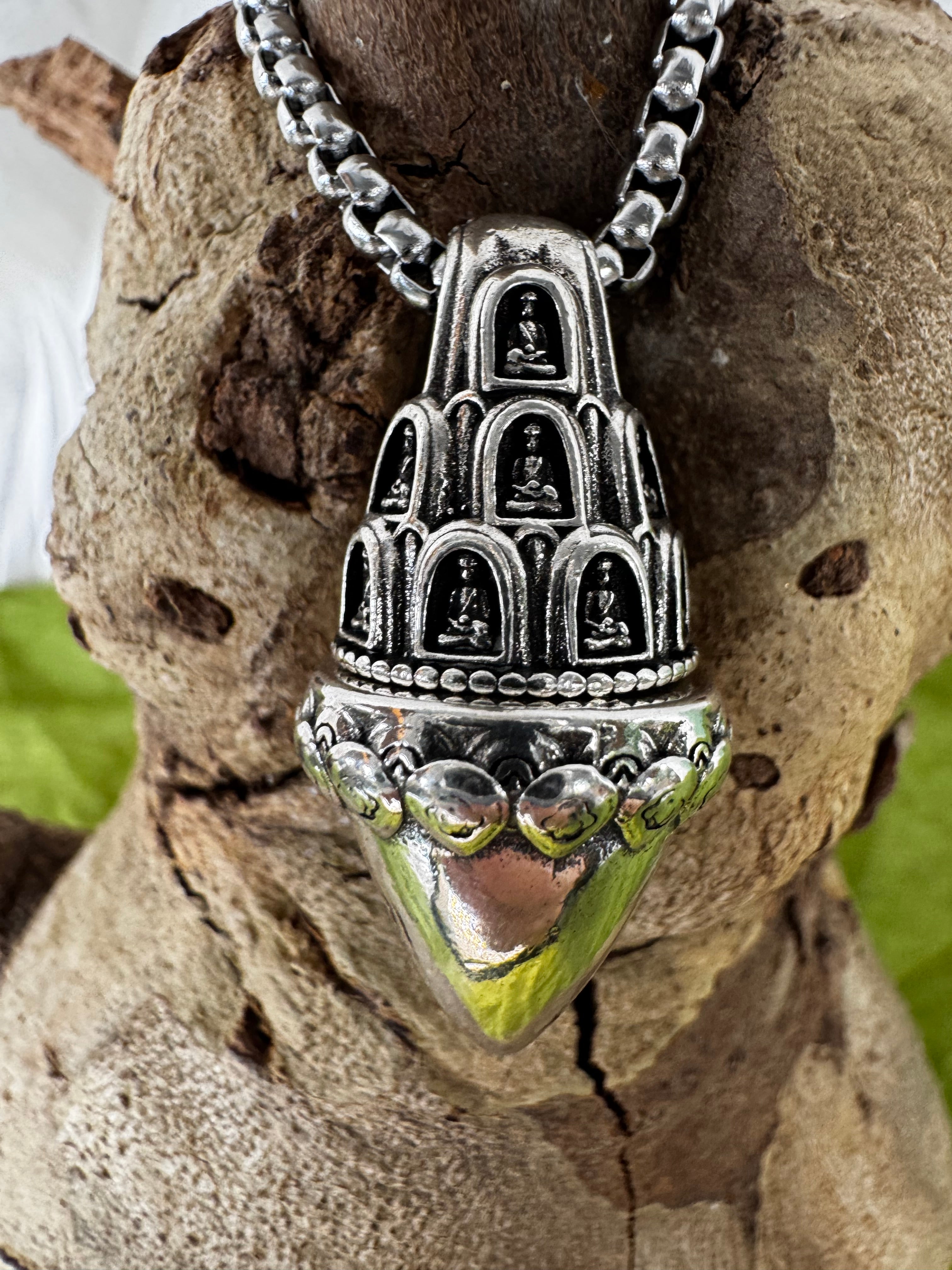Sacred Stupa Amulet Pendant