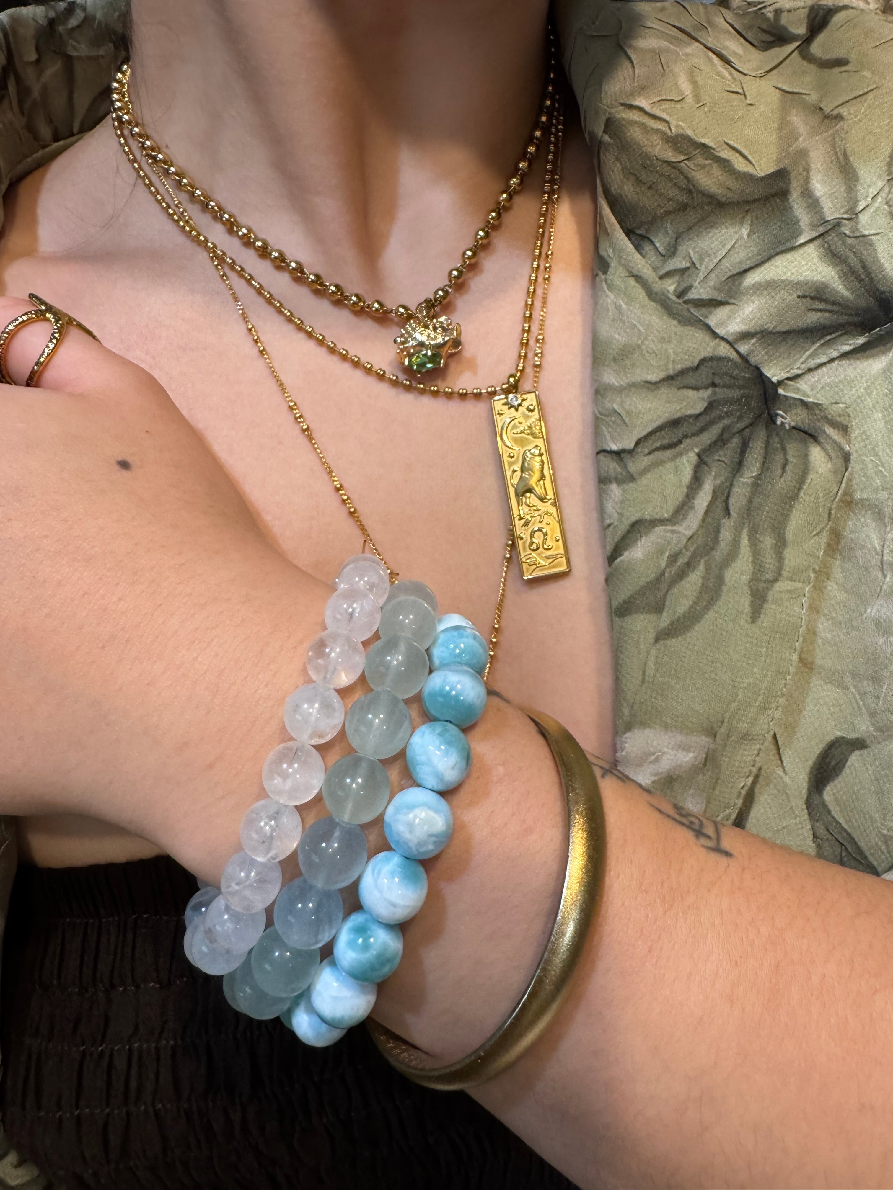 12 Zodiac Tarot Goddess Necklaces