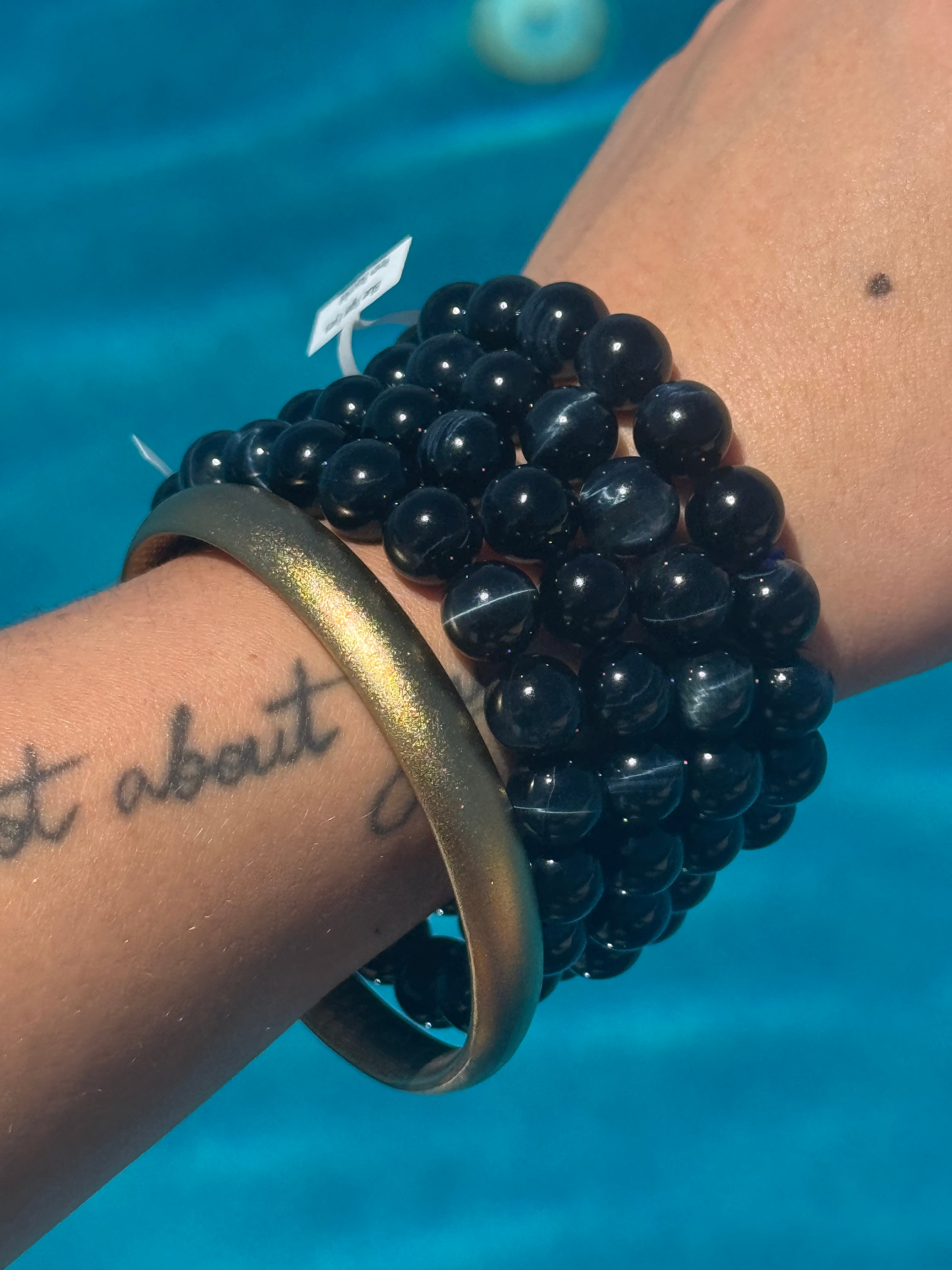 Blue Tiger Eyes Gemstone bracelet