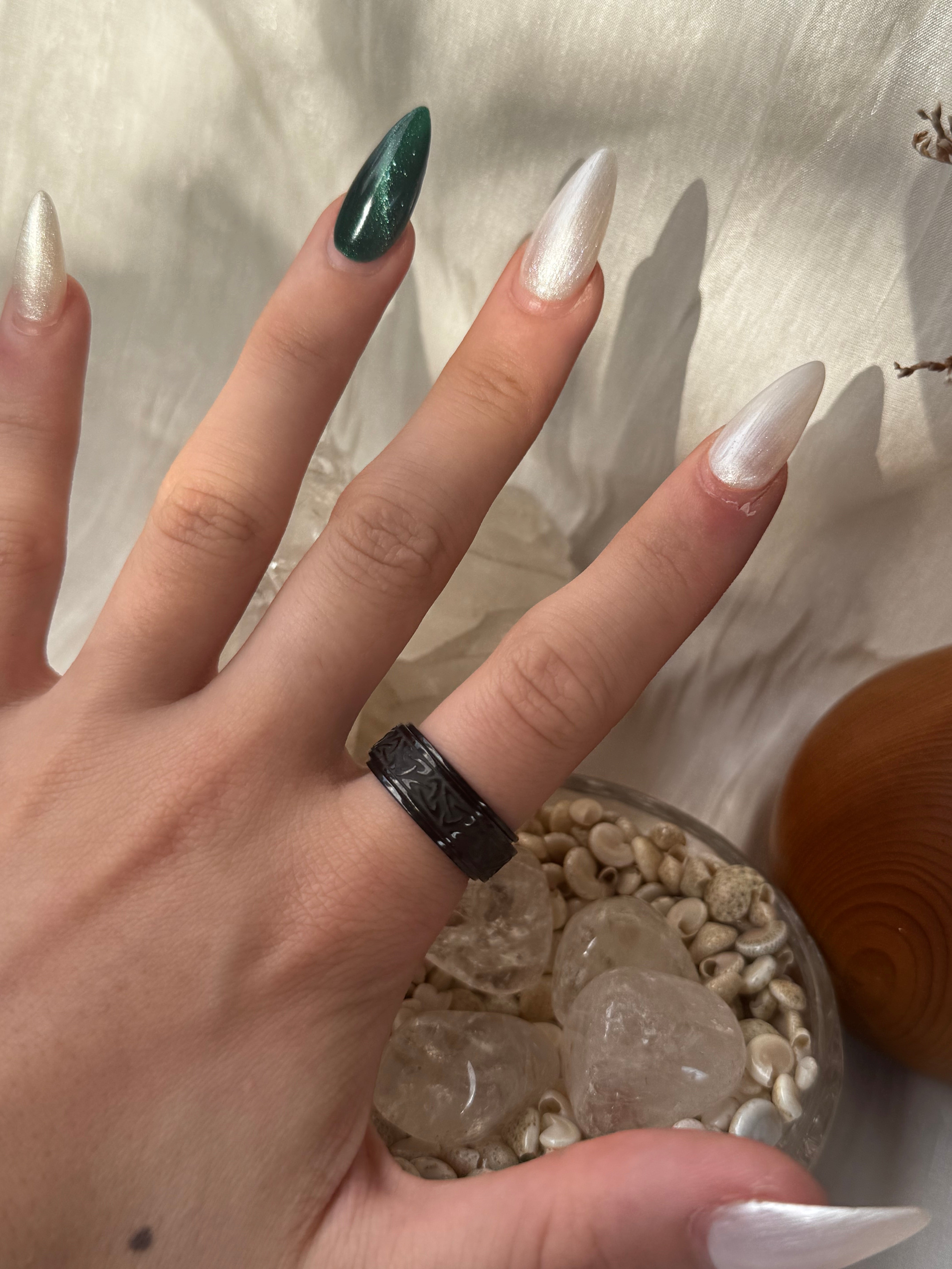 Viking fidget ring