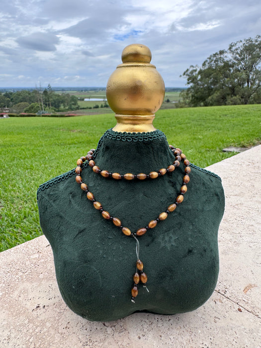 Gold Coral Bead Choker / Bracelet