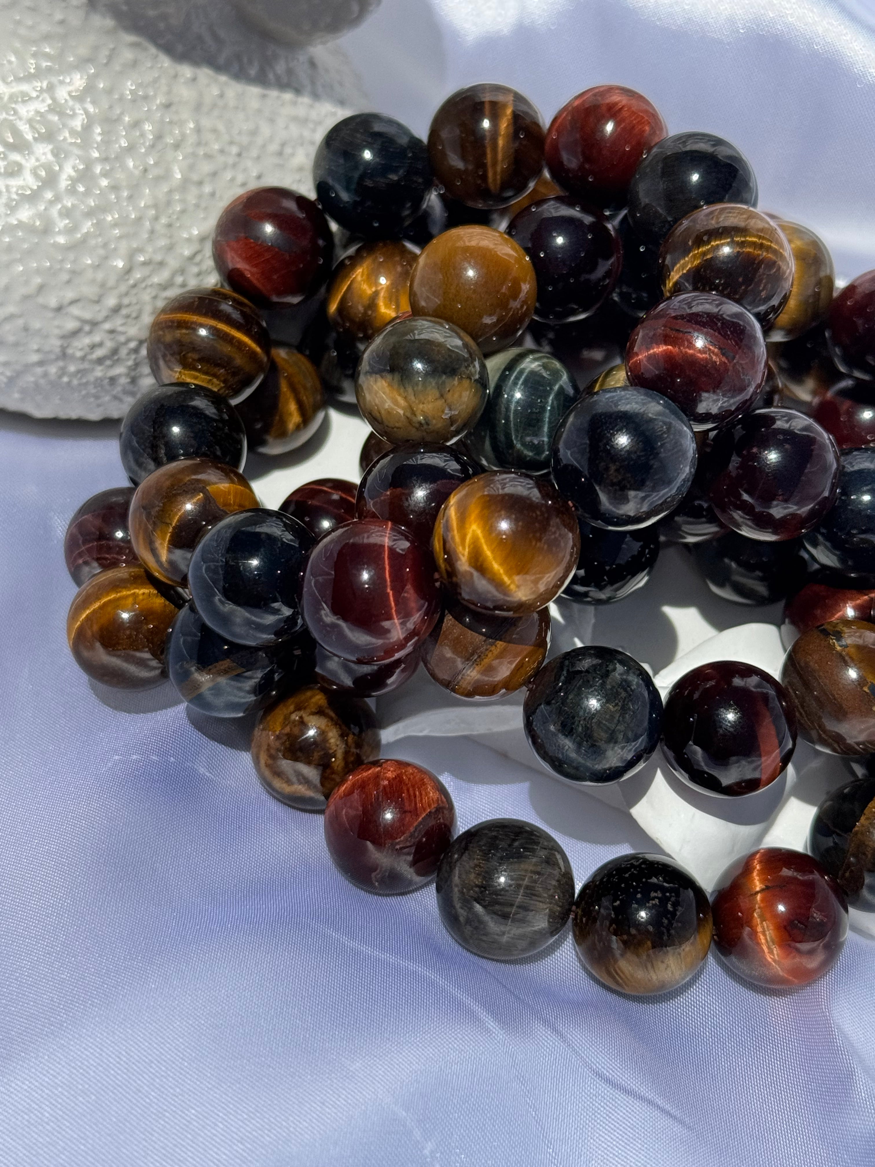 Multi Color Tiger Eyes Gemstone bracelet