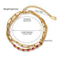 Load image into Gallery viewer, Bohemian style Gold Gemstone bracelet
