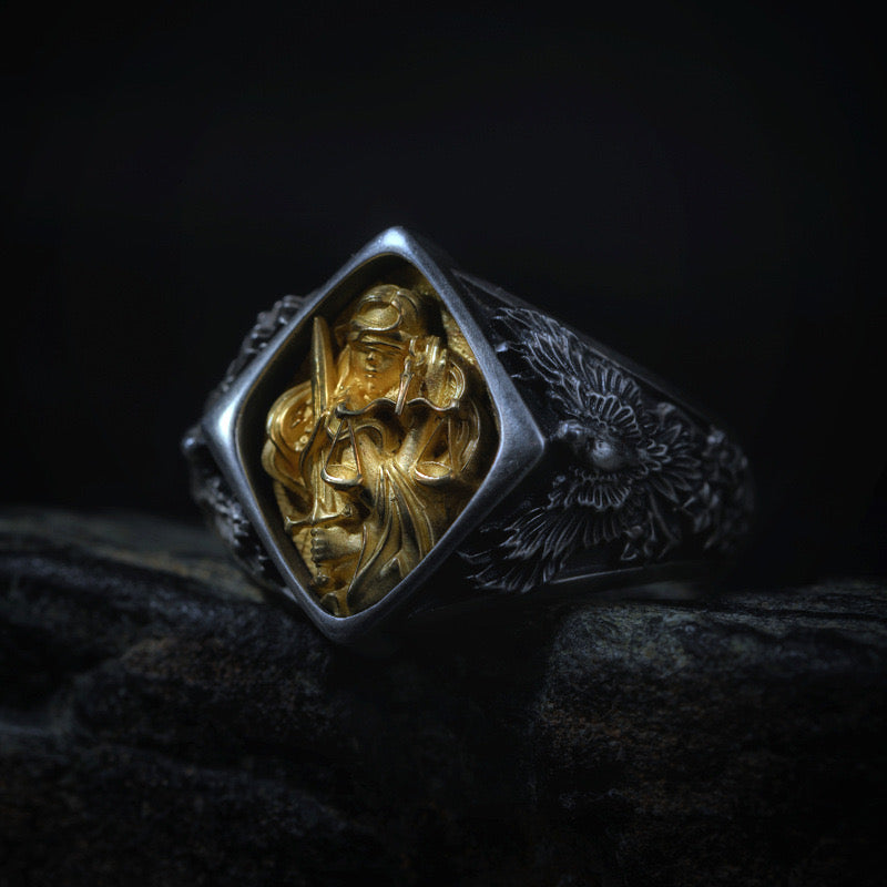 silver lady justice ring