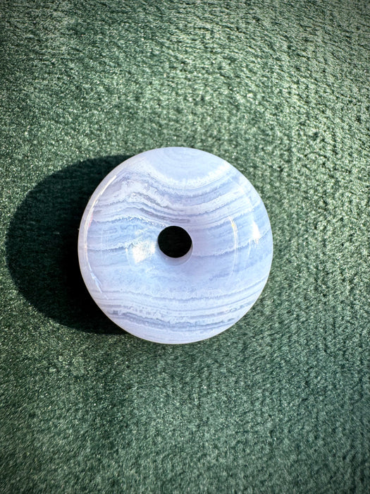 Blue Lace Agate Doughnut