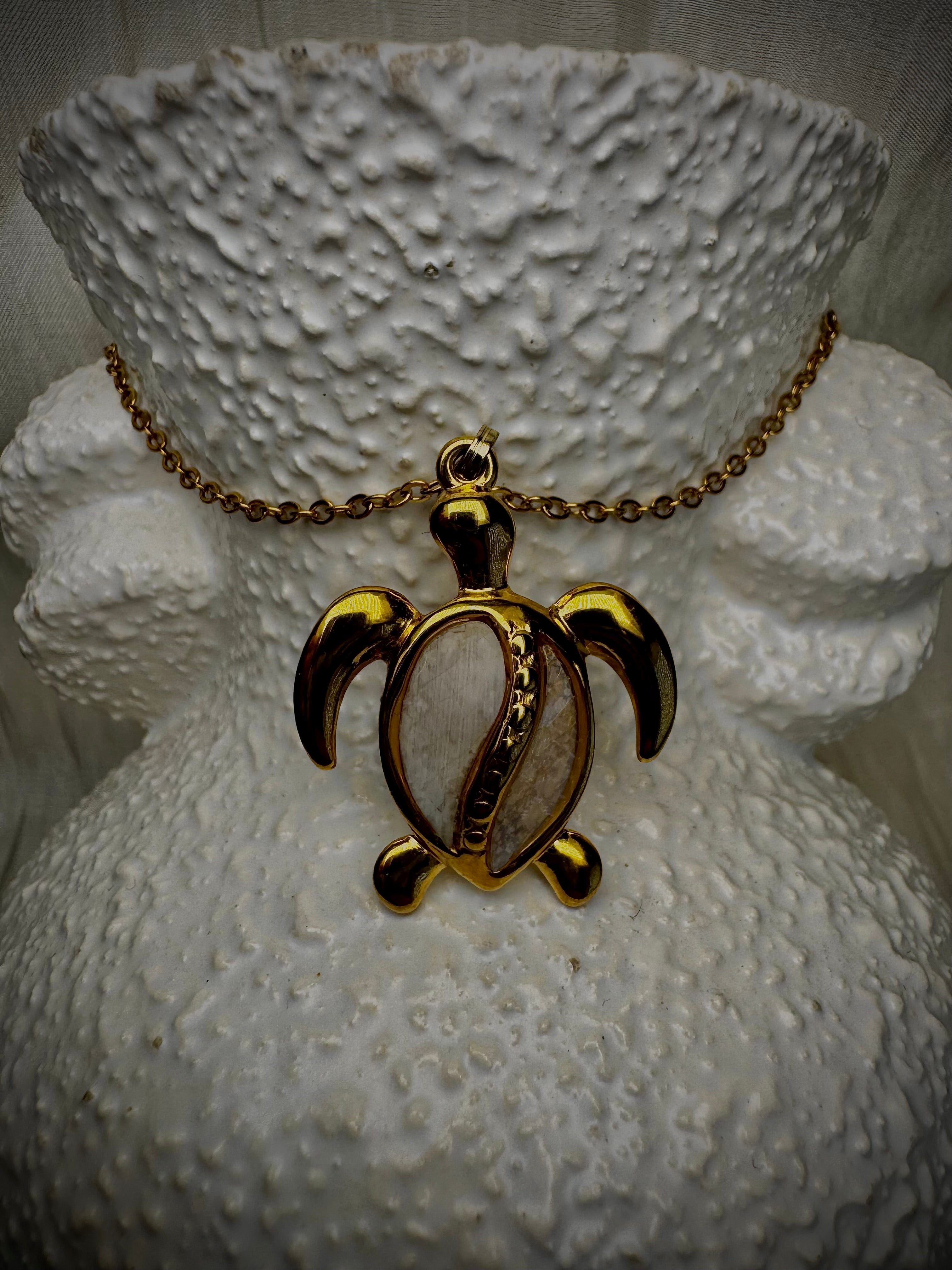 Abalone Turtle Pendants