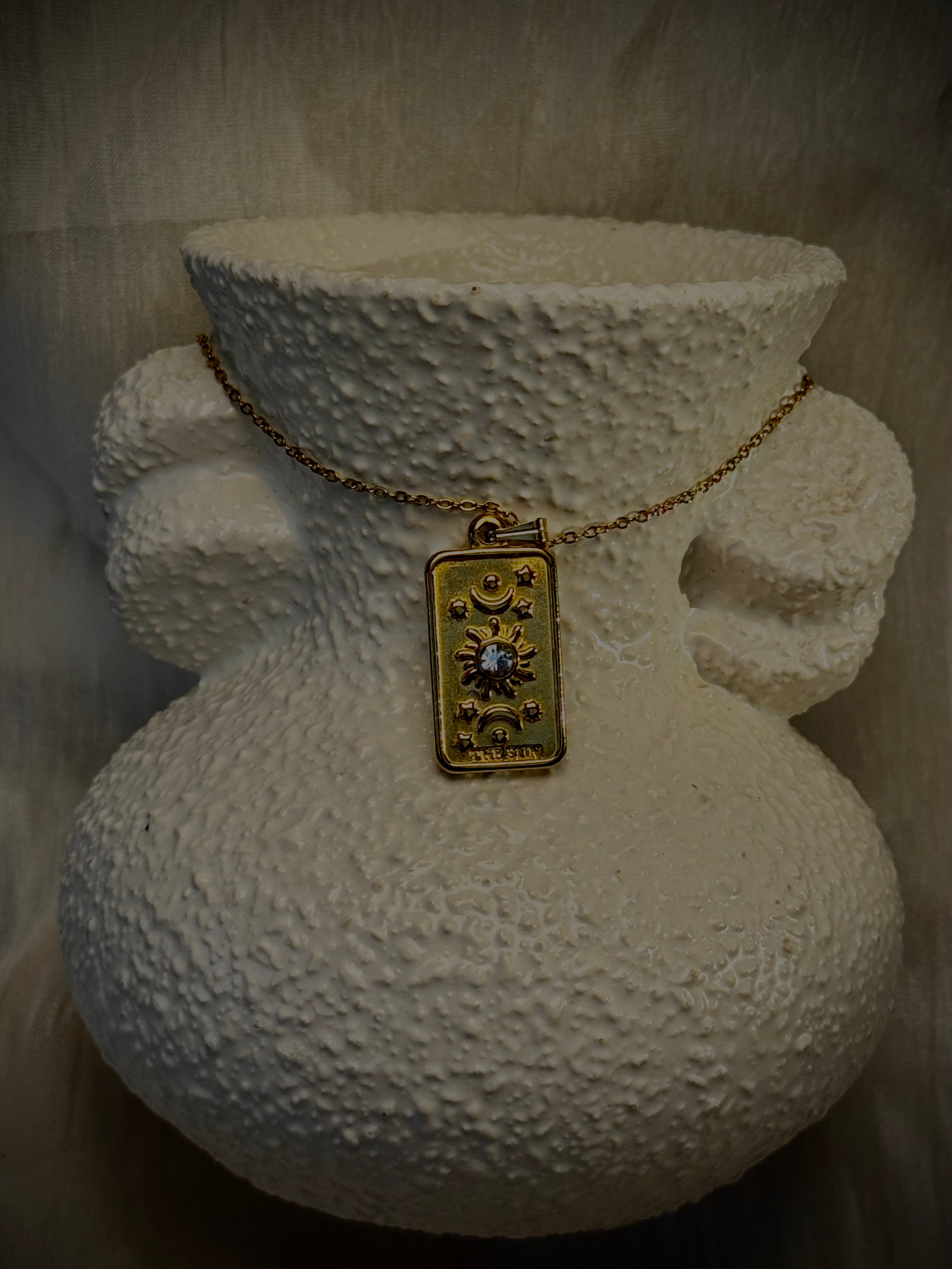 The Sun Tarot Pendant