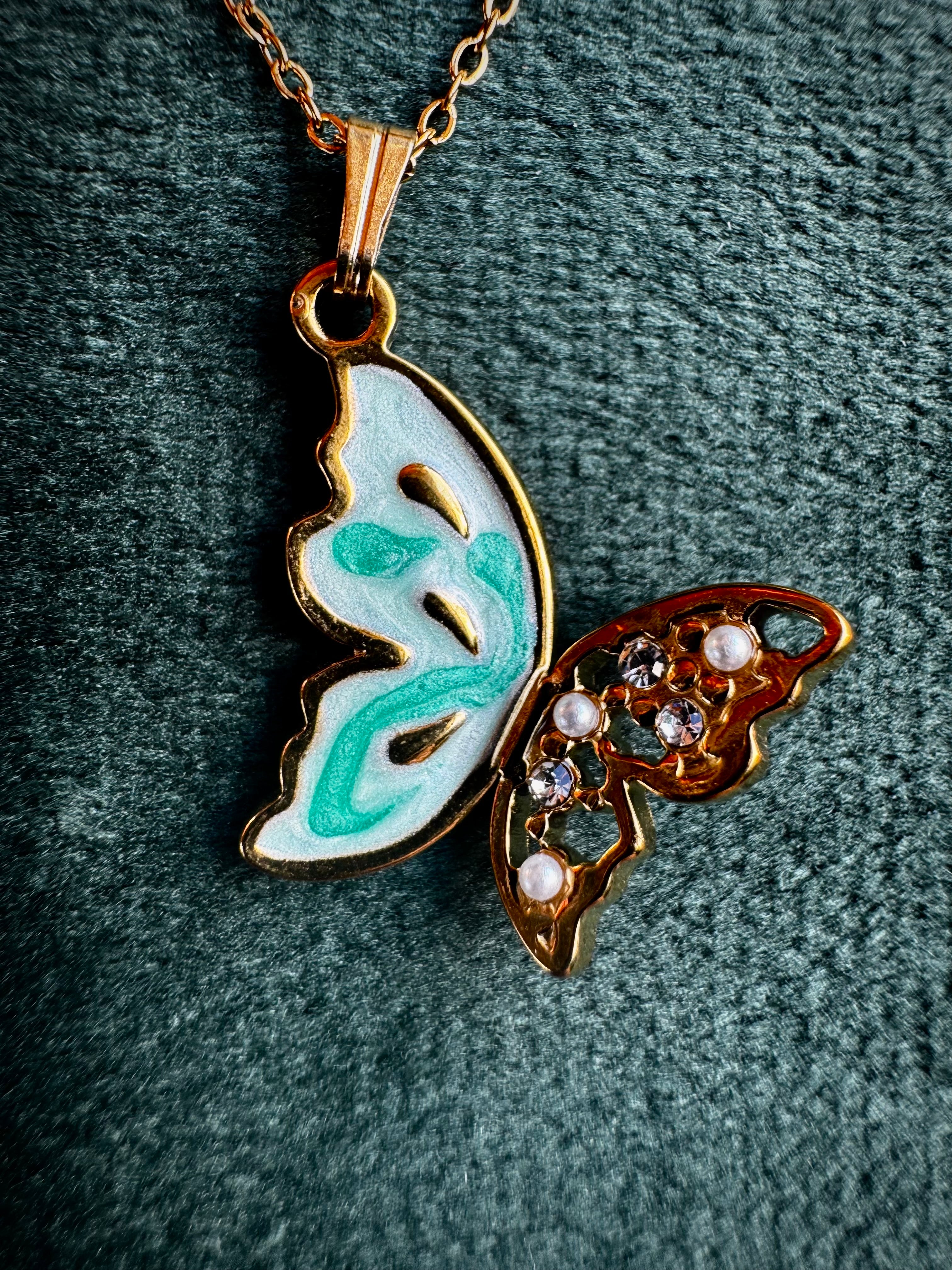 Enamel pastel Butterflies