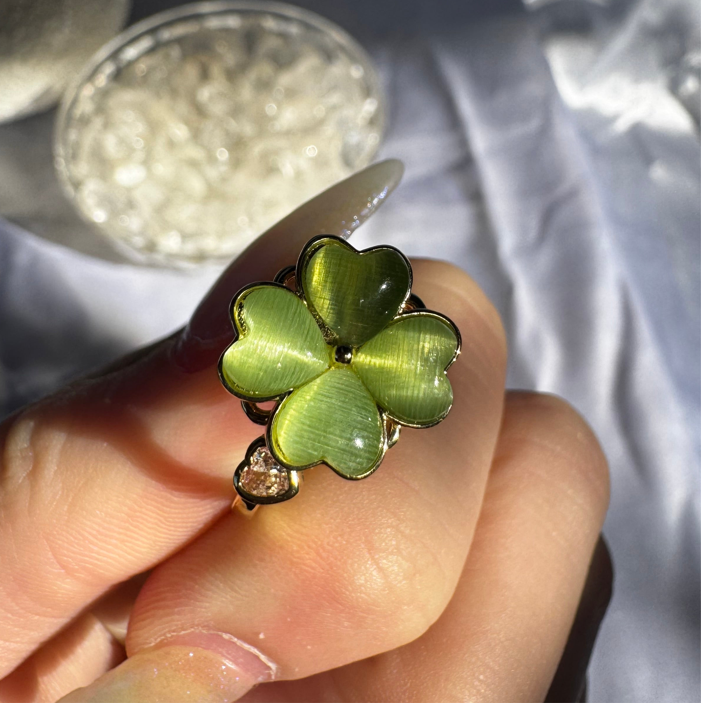 4 Leaf Clover Fidget Ring