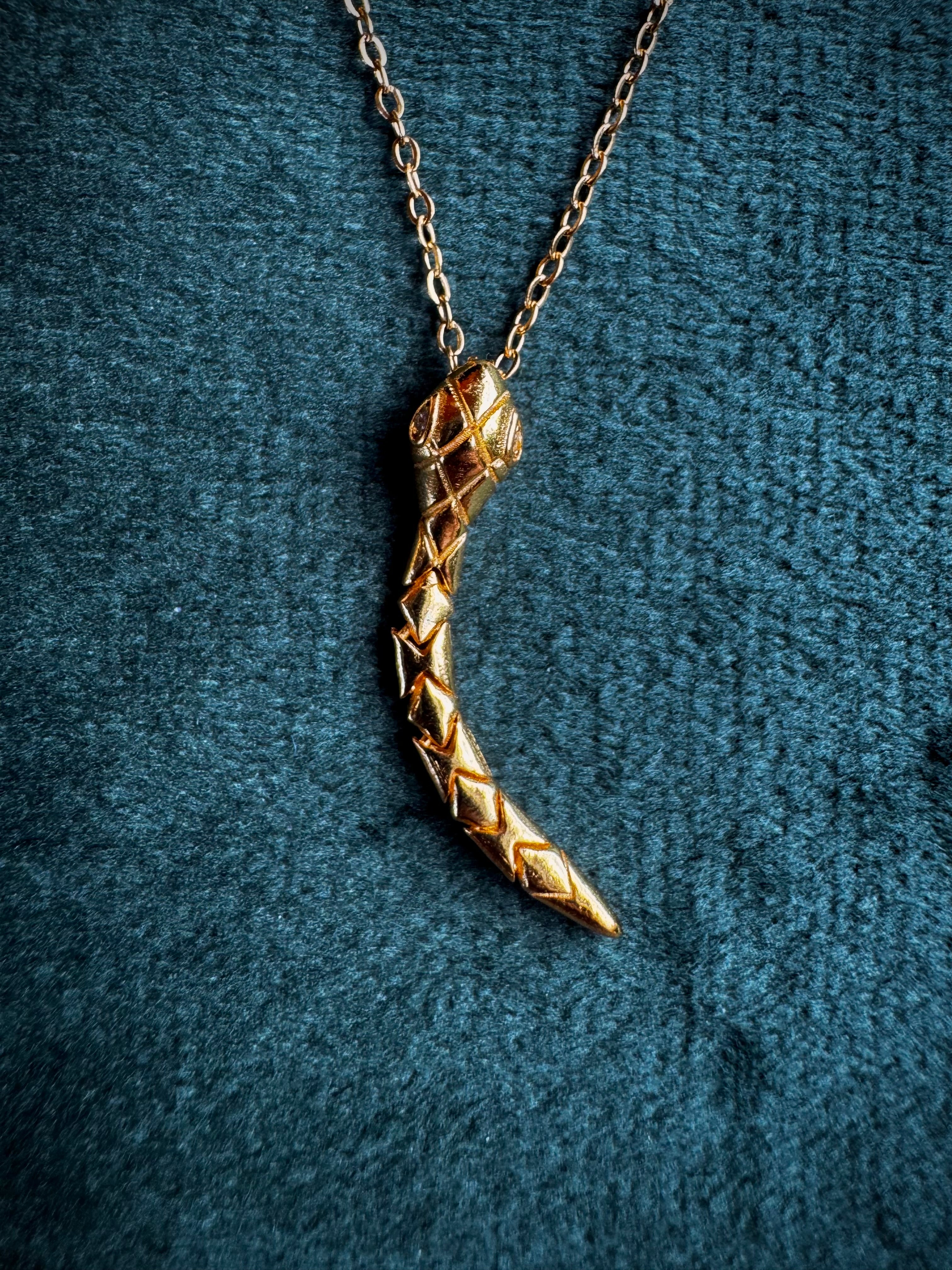 Mechanical Snake Necklace S925