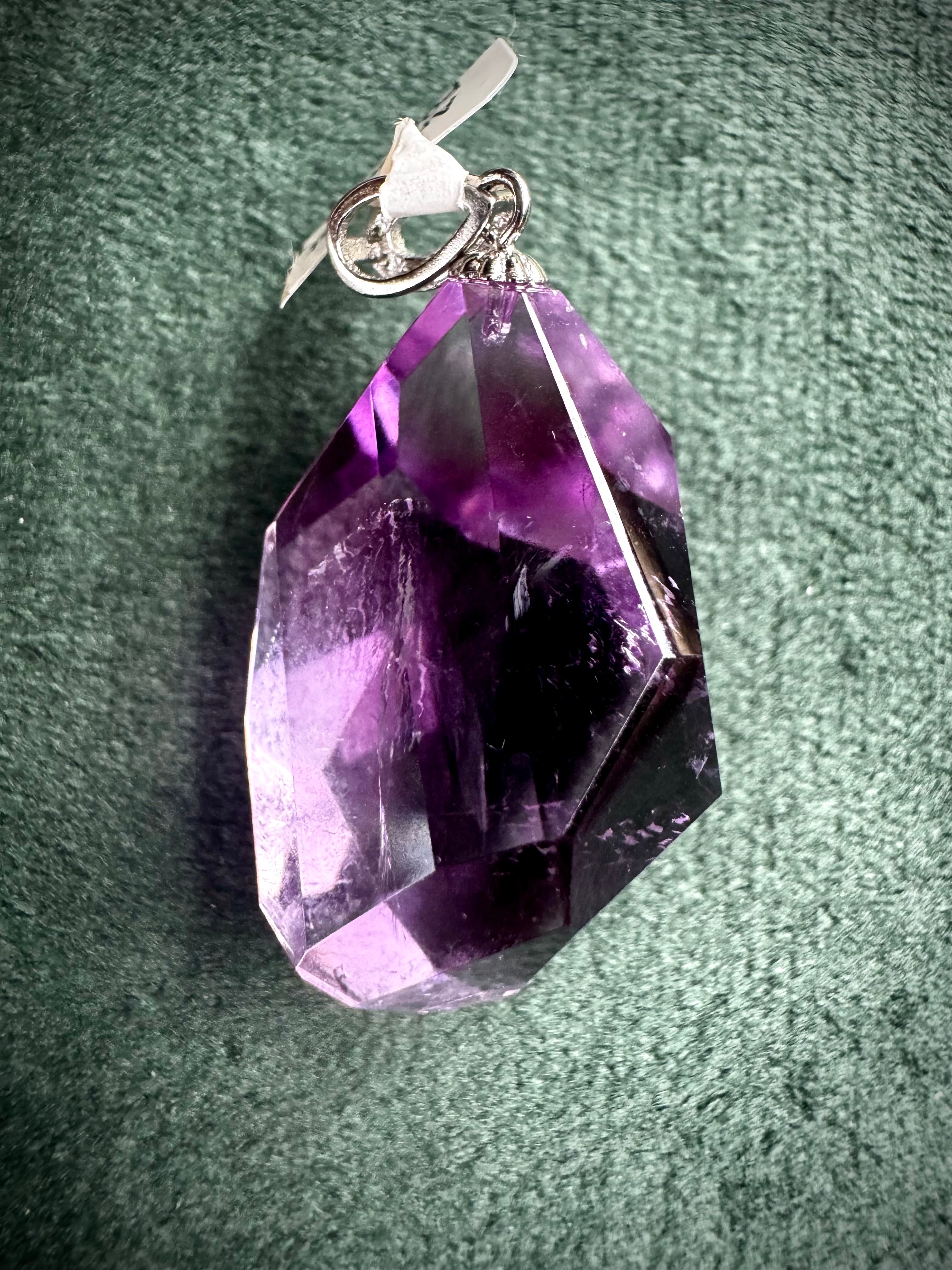 AA Grade Amethyst Pendant