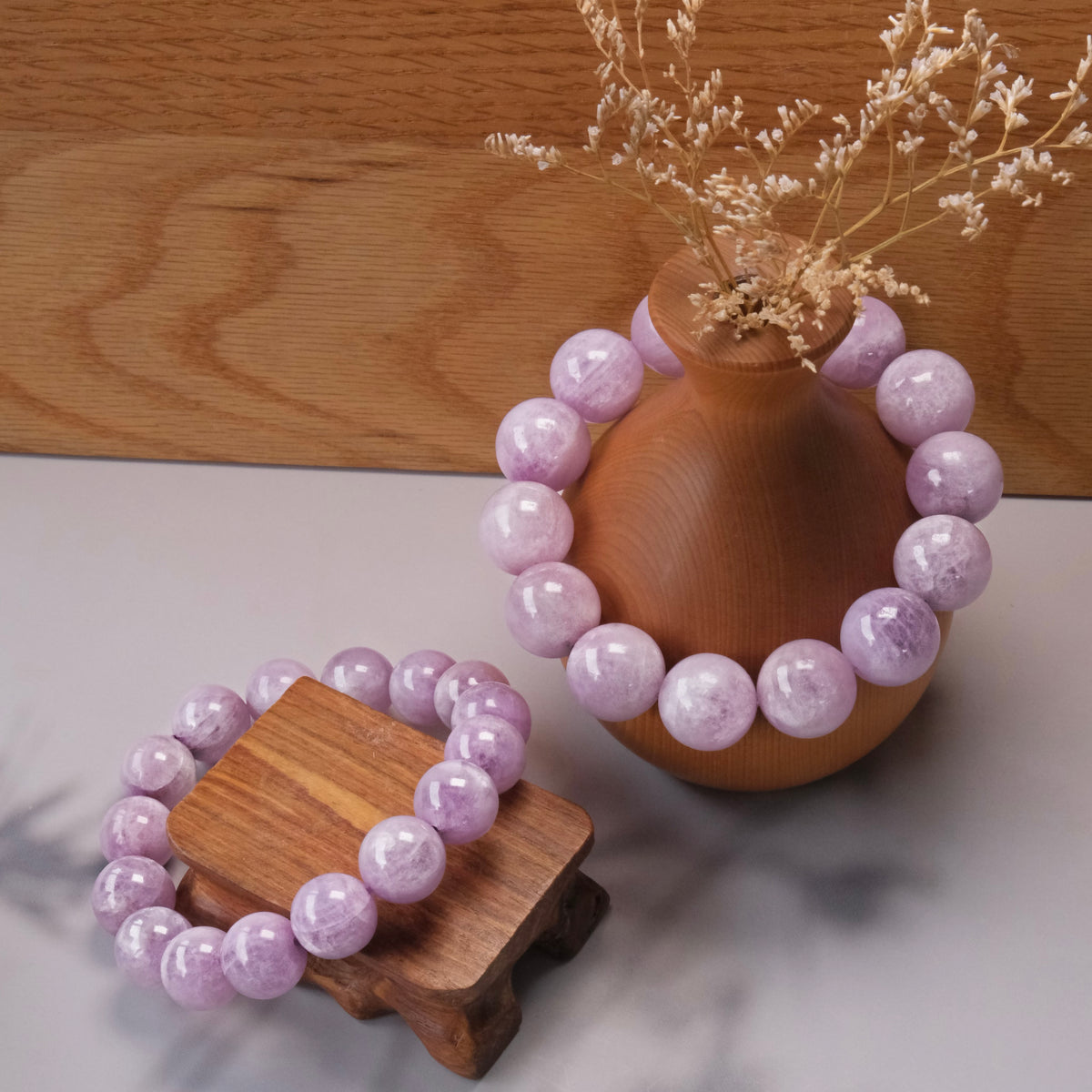 A grade kunzite bracelet