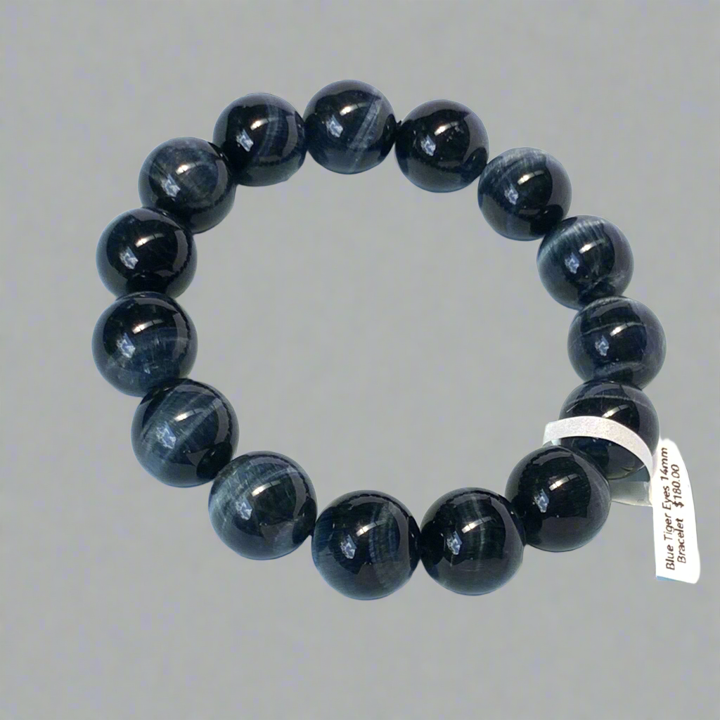 Blue Tiger Eyes Gemstone bracelet