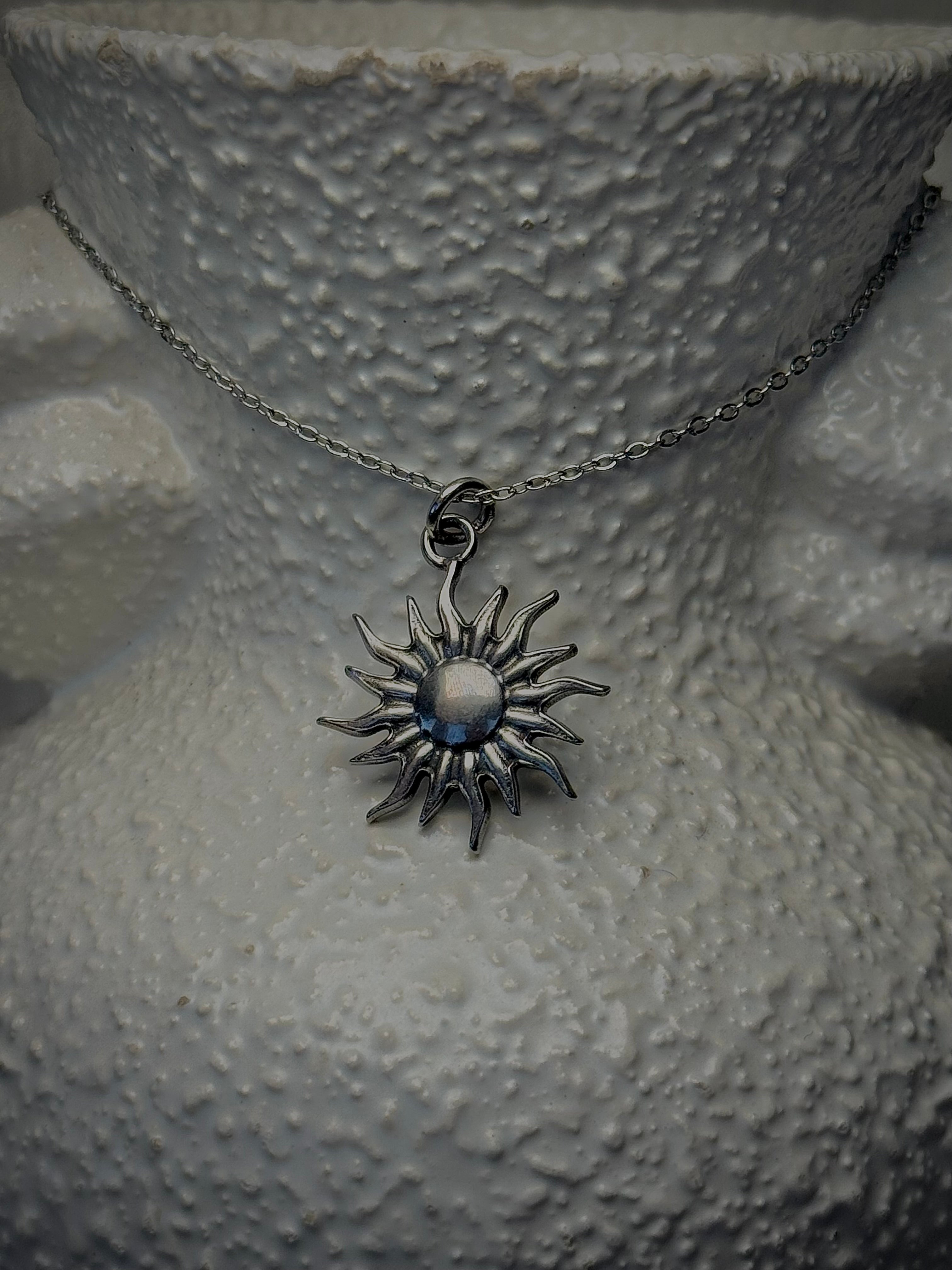 Silver Sun Pendant