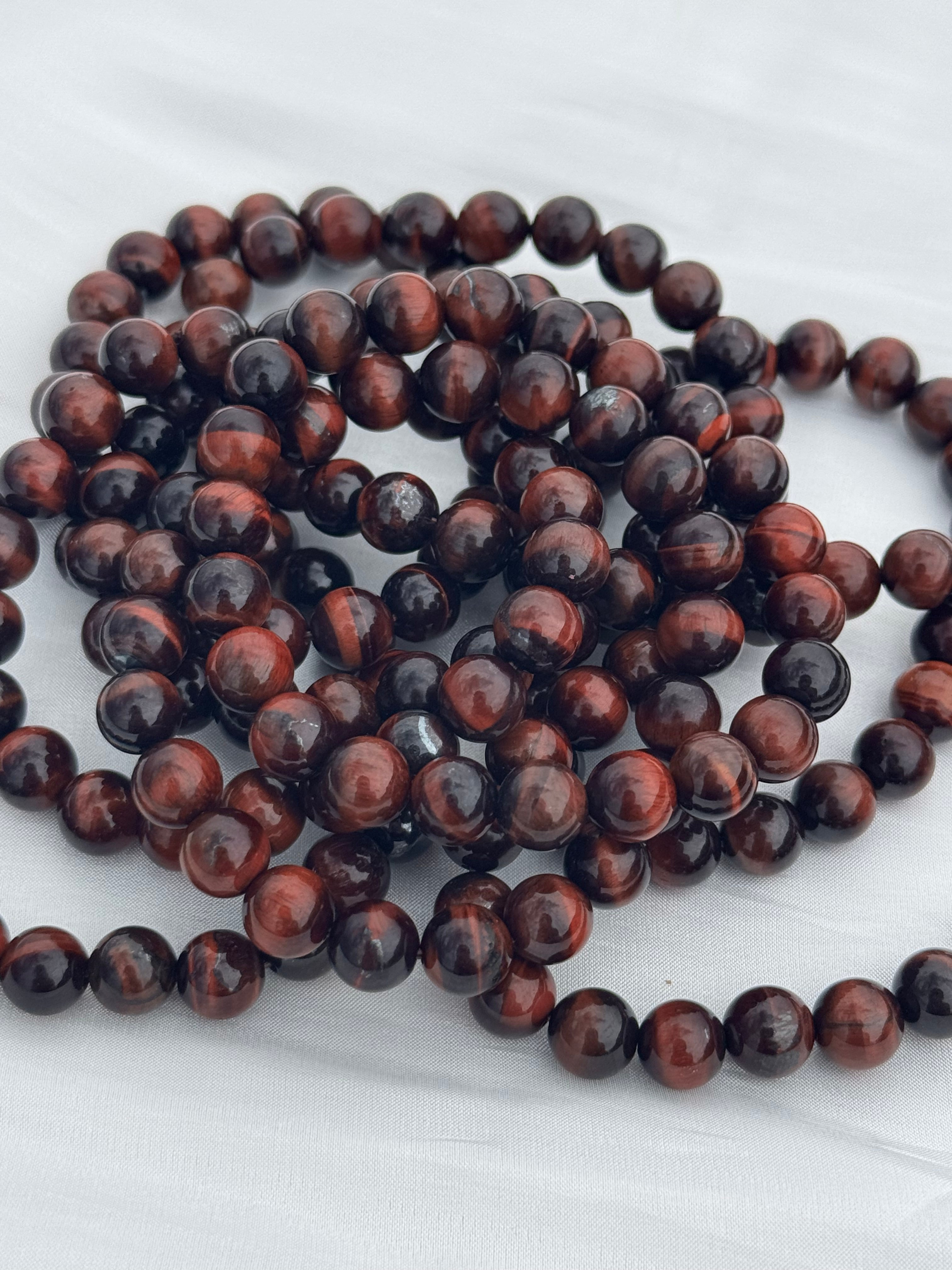 Red Tiger Eyes Gemstone bracelet