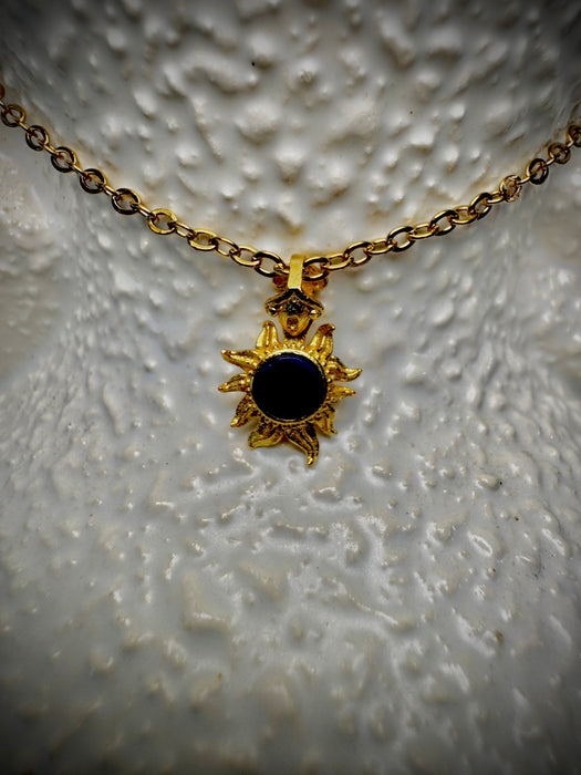 Lapis Sun pendant MINI