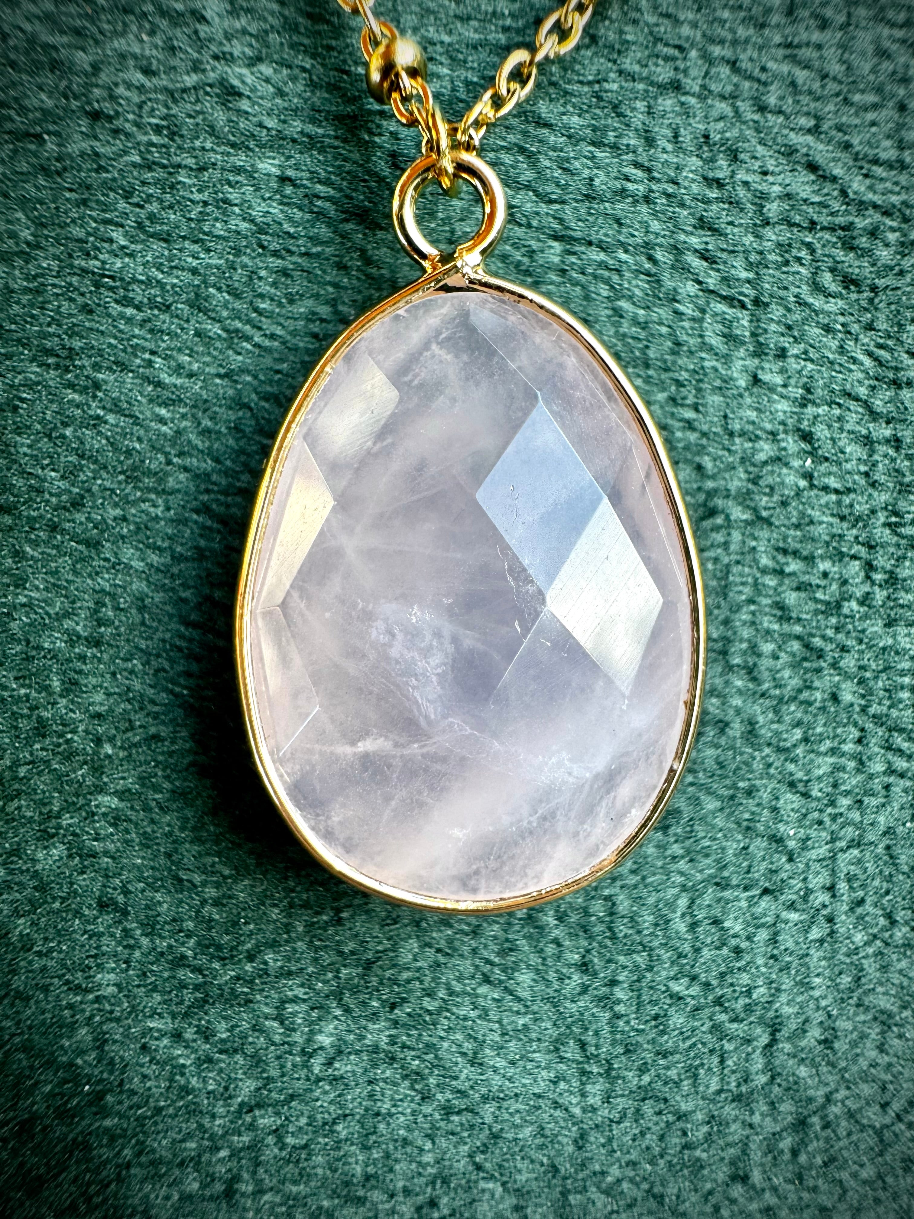 Boho crystal pendants