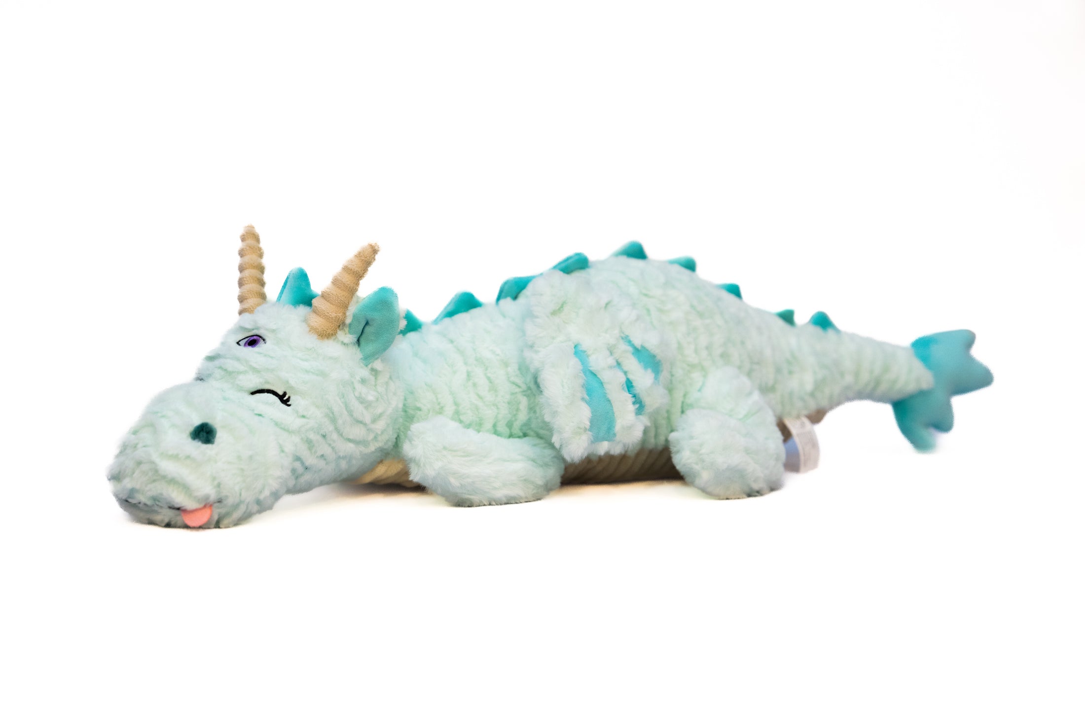 dragon plushie side detail