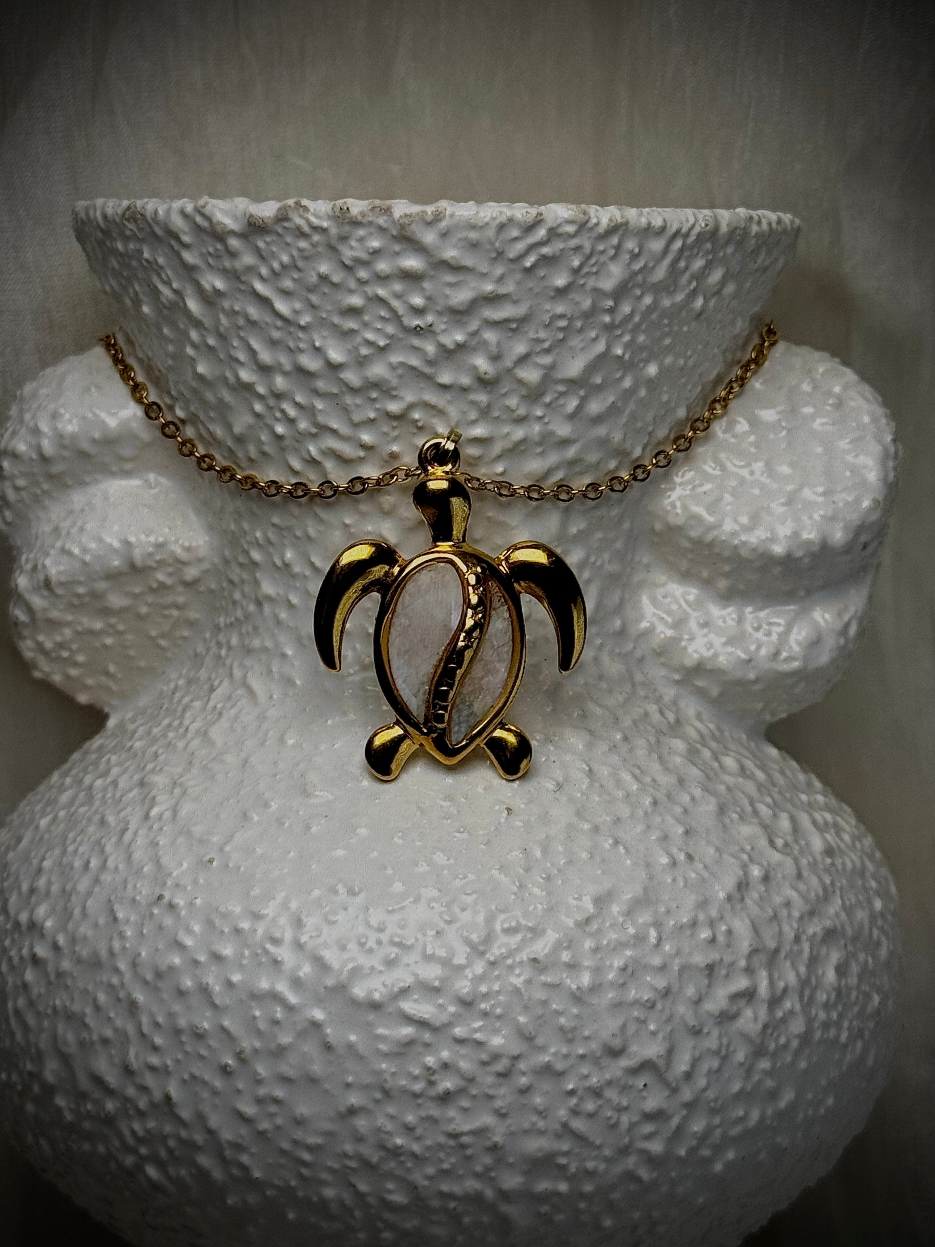 Abalone Turtle Pendants