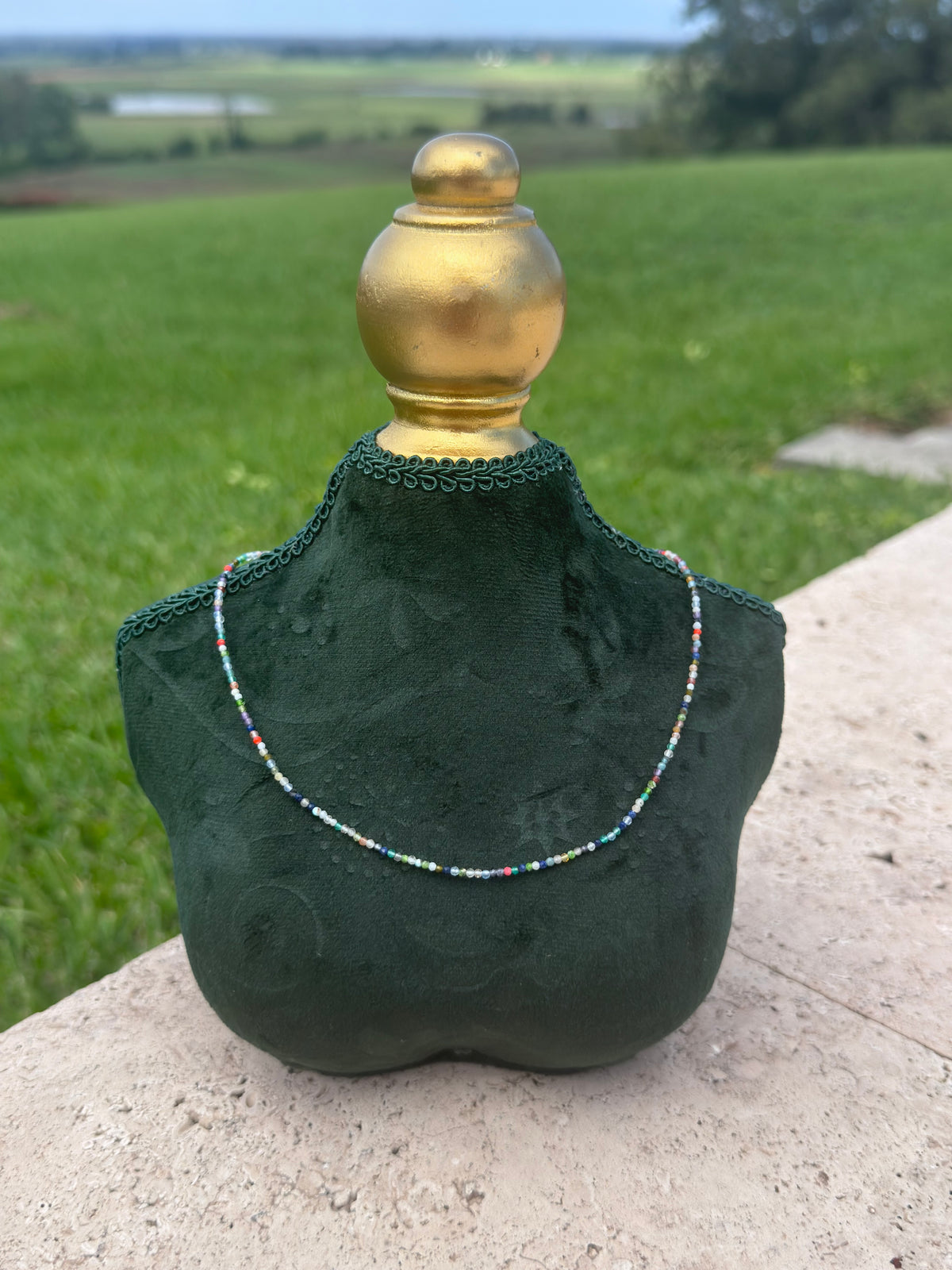 Multi Crystals Necklace