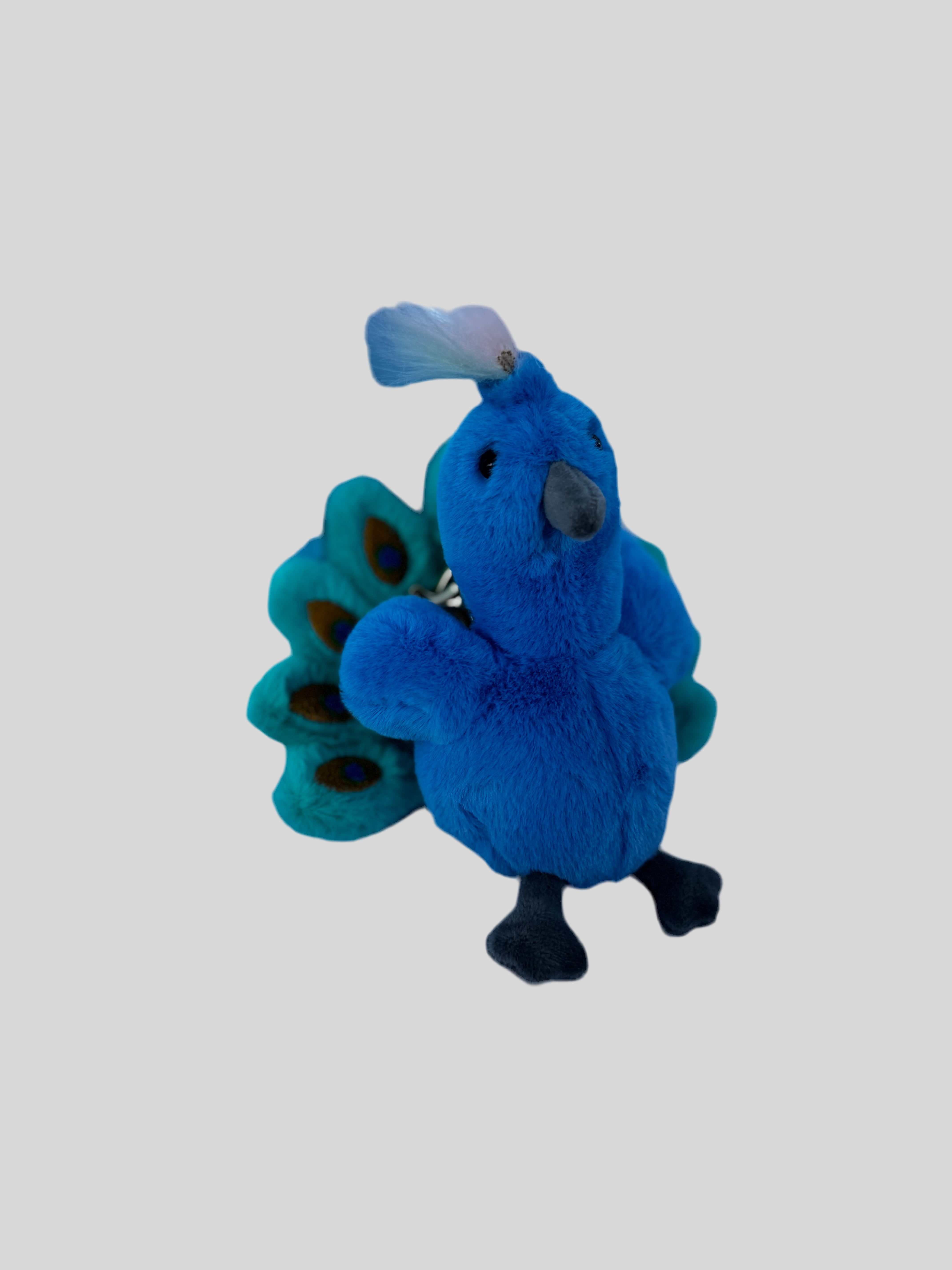Peacock 14cm Plush Keyring