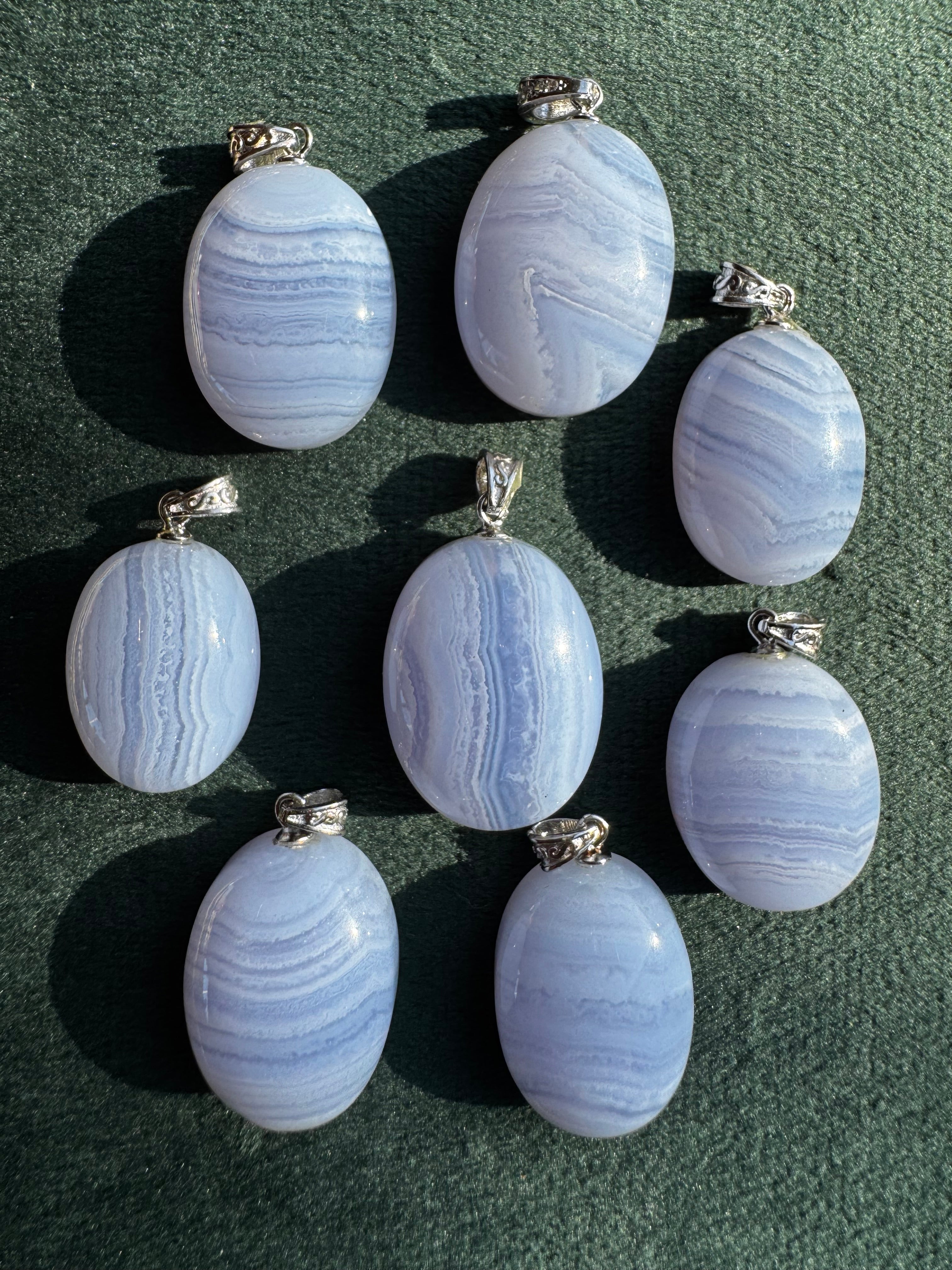 Blue Lace Agate Oval