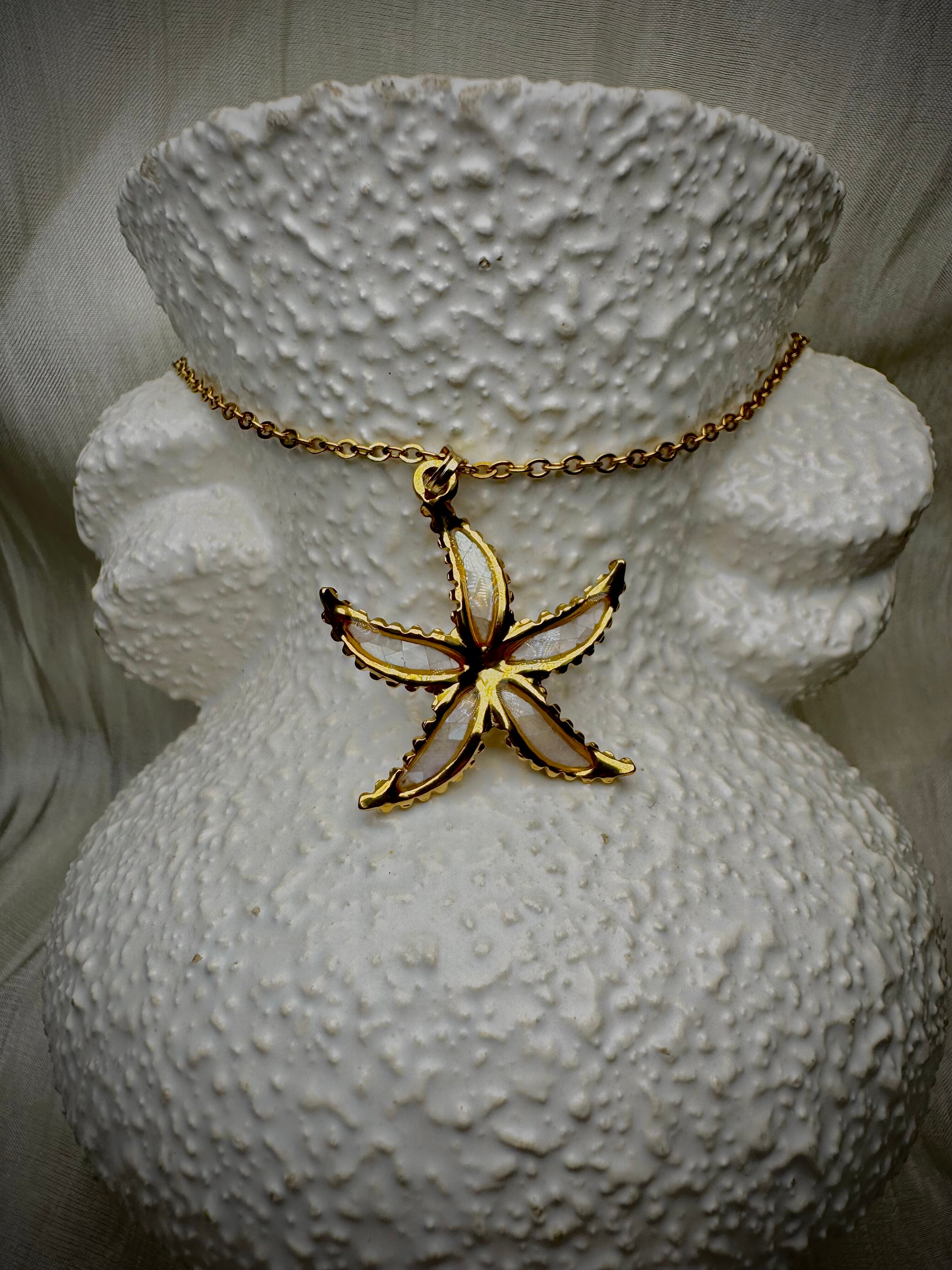 Abalone Starfish Pendants