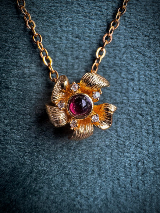 MINI Garnet Spring Flower