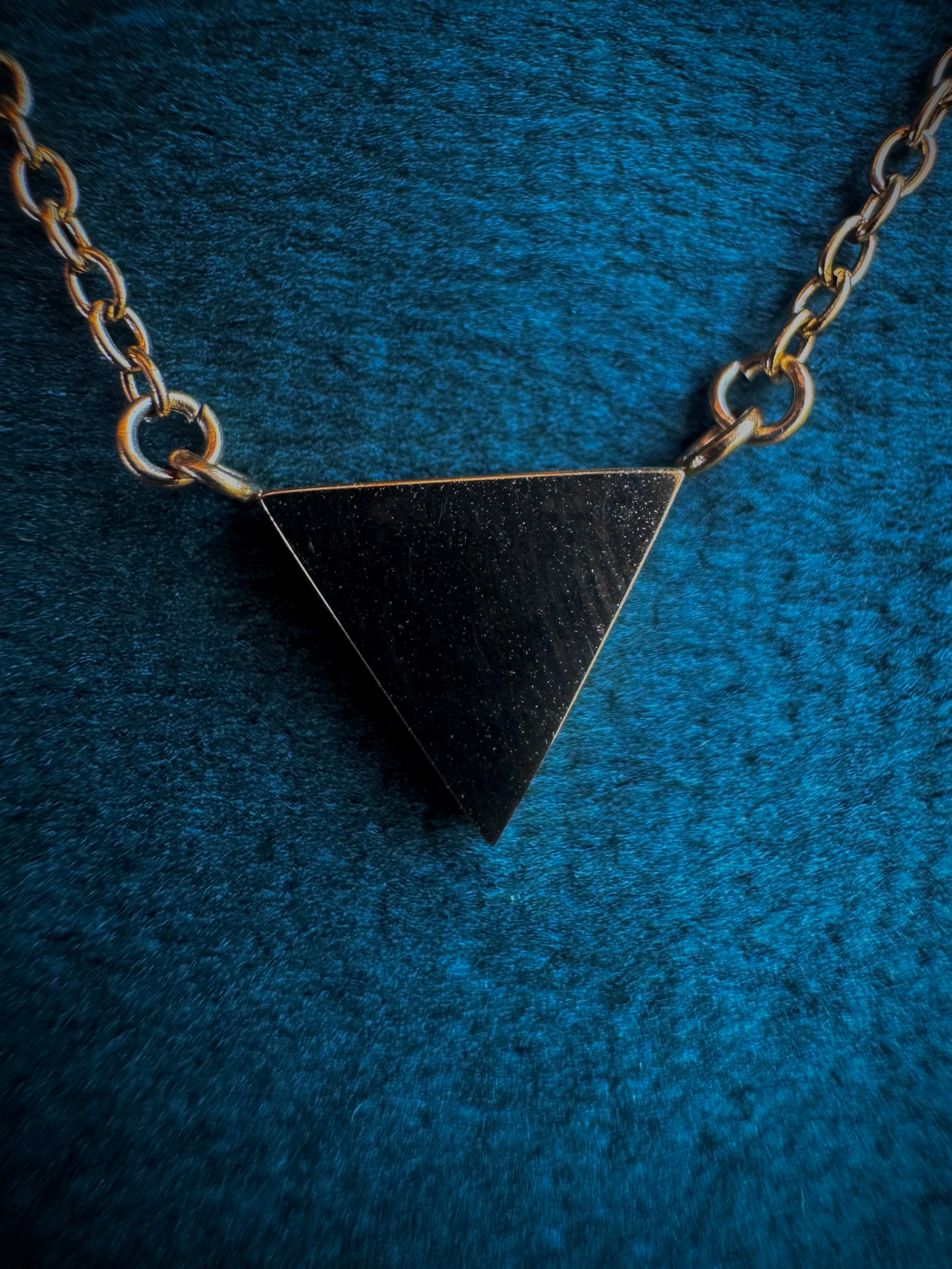 MINI Opal triangle Necklace
