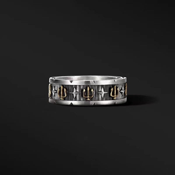 S925 Aqua Man Ring