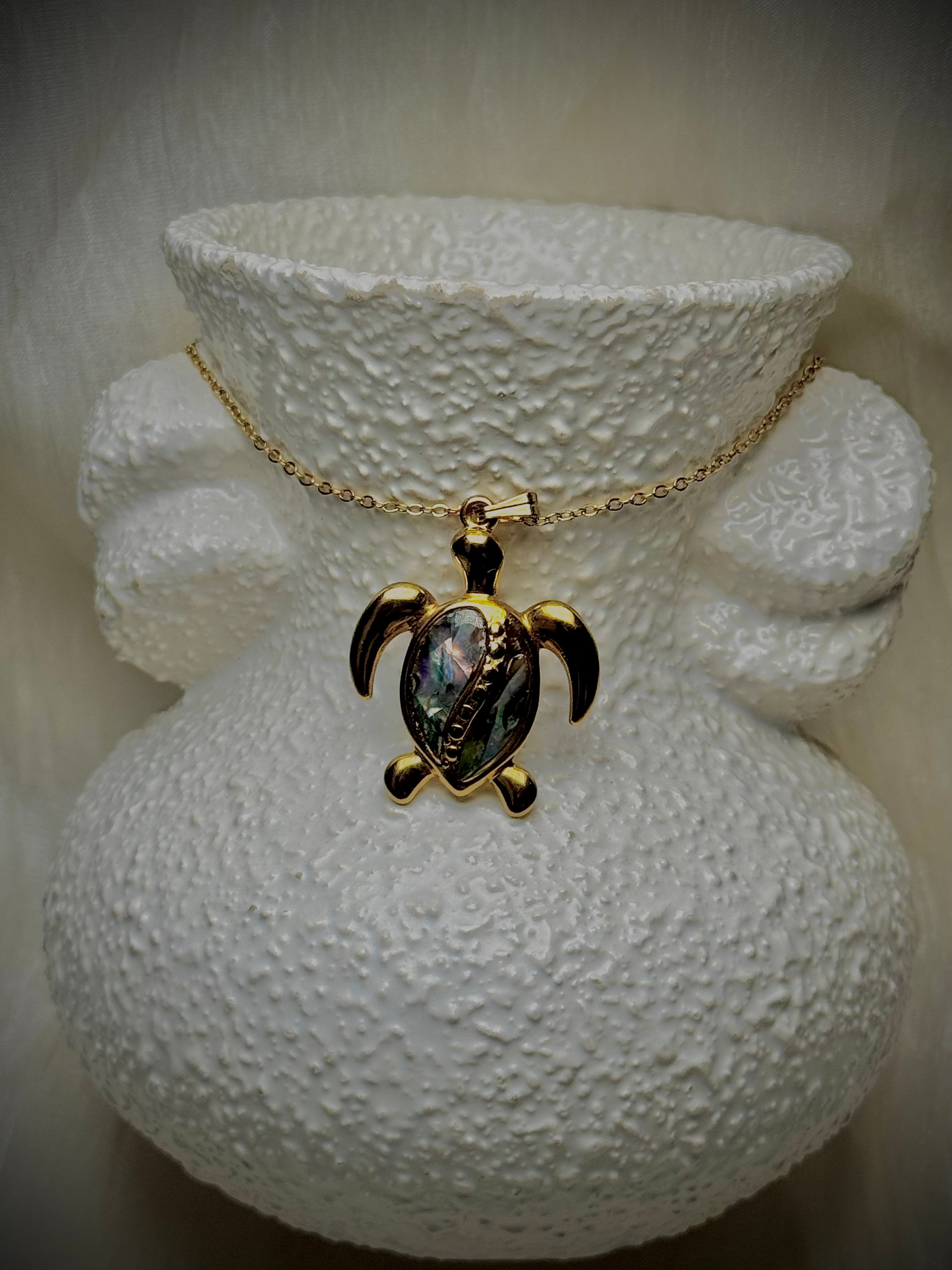 Abalone Turtle Pendants