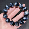 Load image into Gallery viewer, Blue Tiger Eyes Gemstone bracelet
