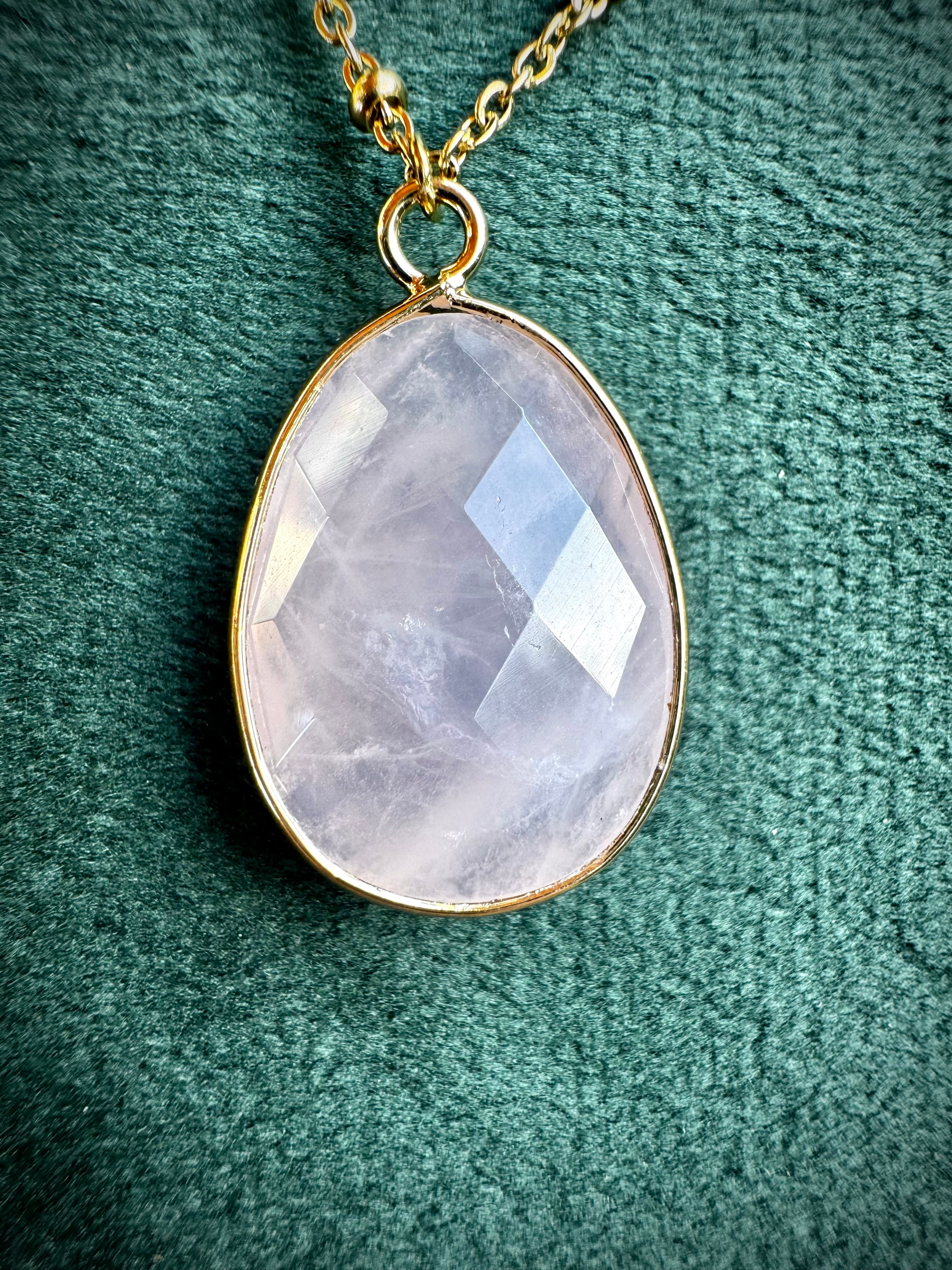 Boho crystal pendants