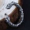 Load image into Gallery viewer, silver dragon ring
