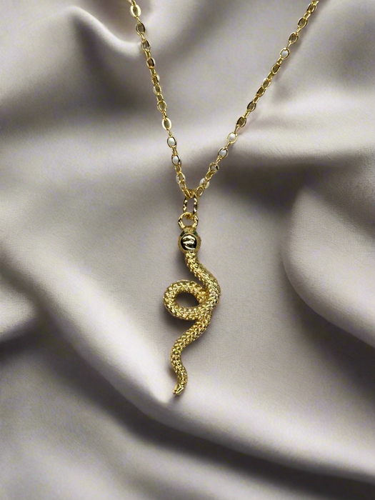 Gold Snake Necklace