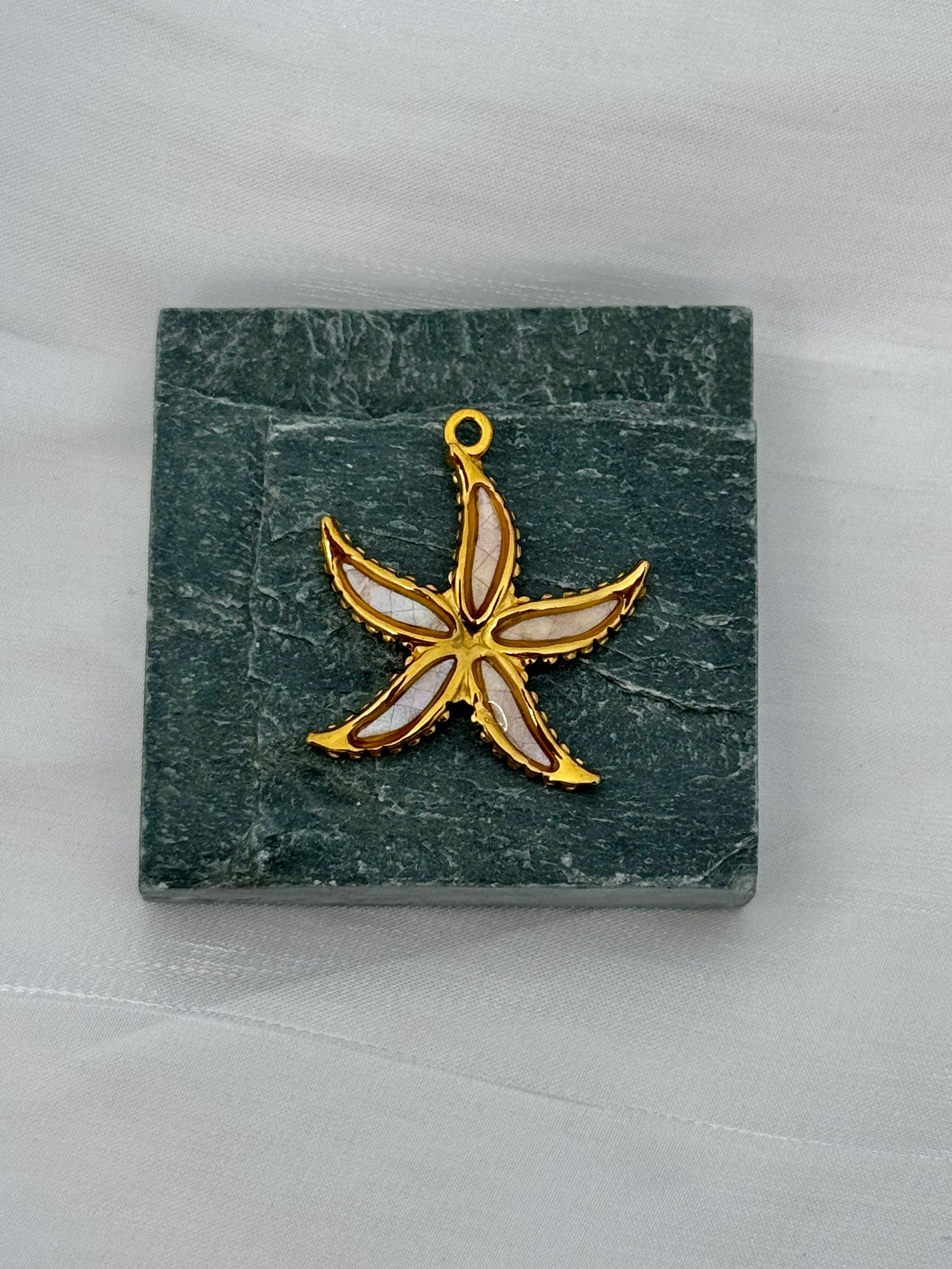 Abalone Star Fish Pendants