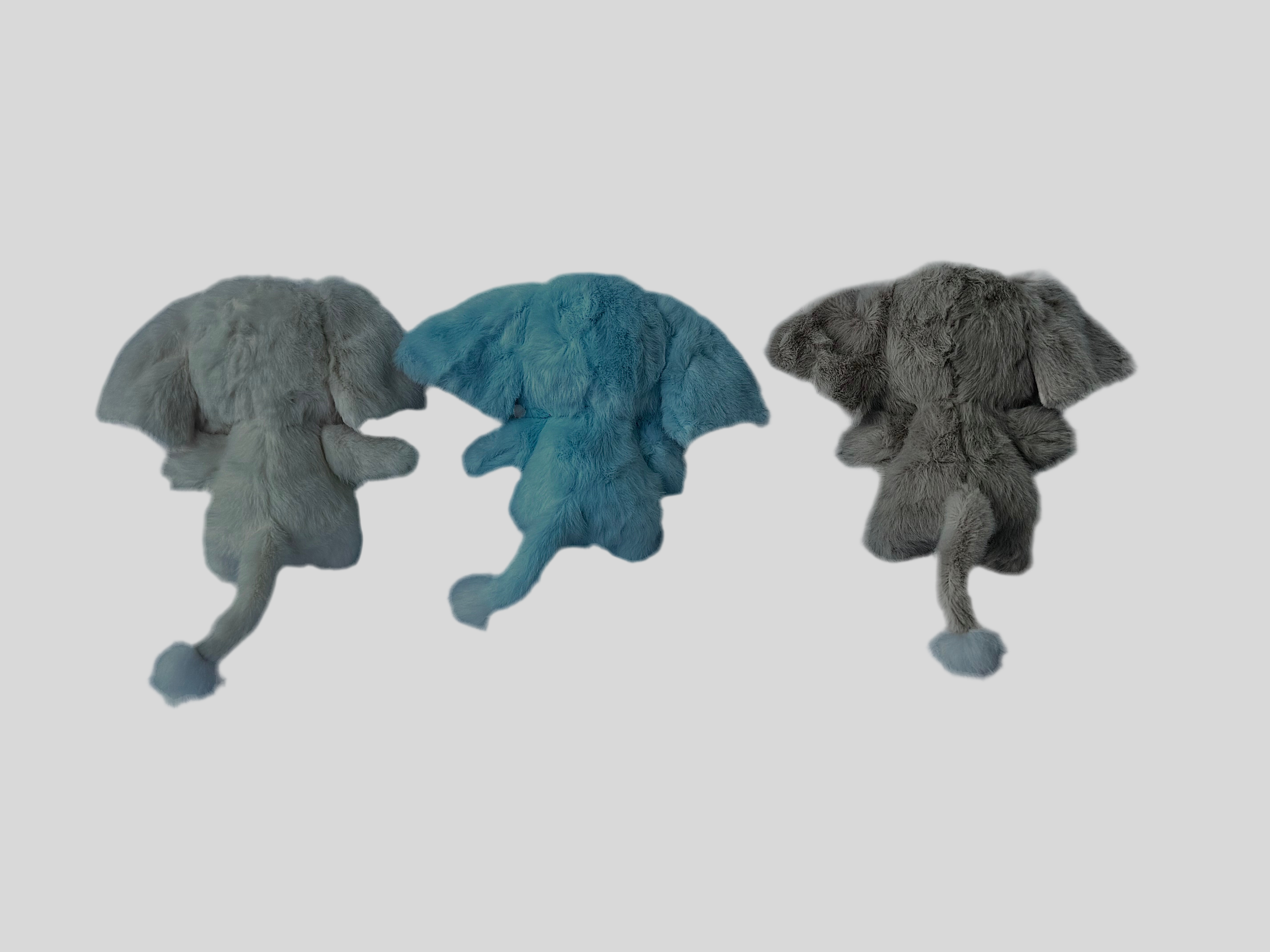 Baby Elephant Plush Keyring